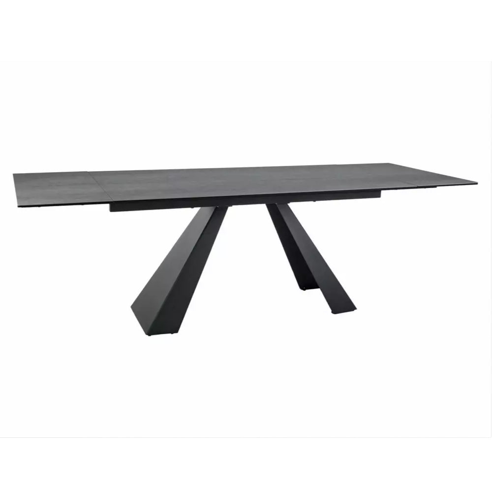 Esstisch Salvadore 160/240x90cm, Material: Gehärtetes Glas/Keramik