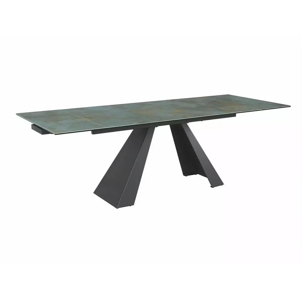 Esstisch Salvadore 160/240x90cm, Material: Gehärtetes Glas/Keramik