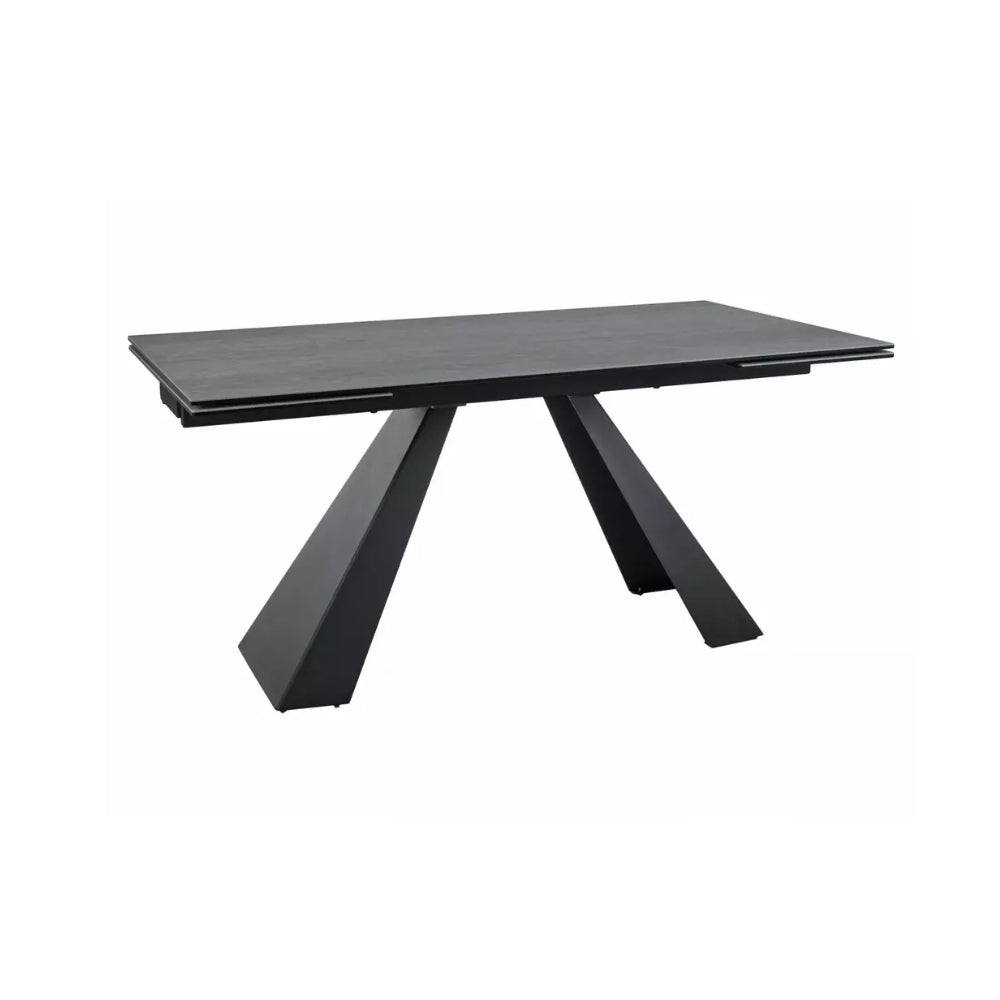 Esstisch Salvadore 160/240x90cm, Material: Gehärtetes Glas/Keramik