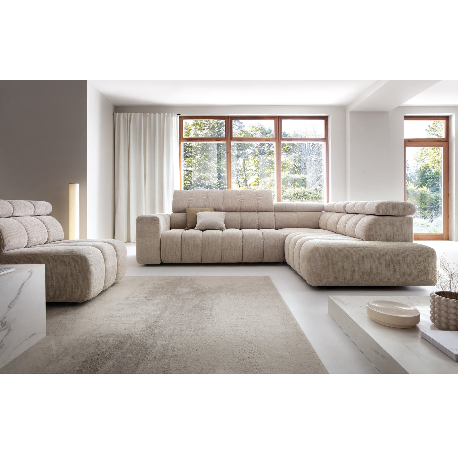 Modulare Garnitur Zürich, Material: Auswahl möglich