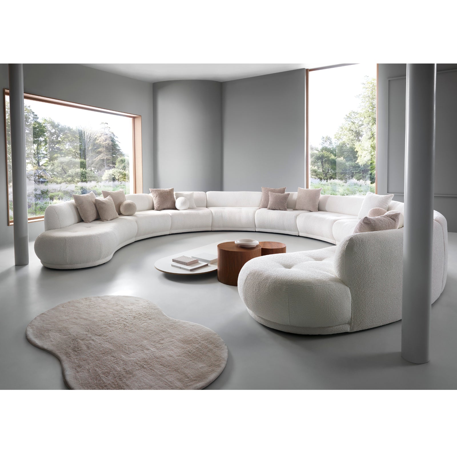 Modulare Garnitur Gio, Material: Auswahl möglich