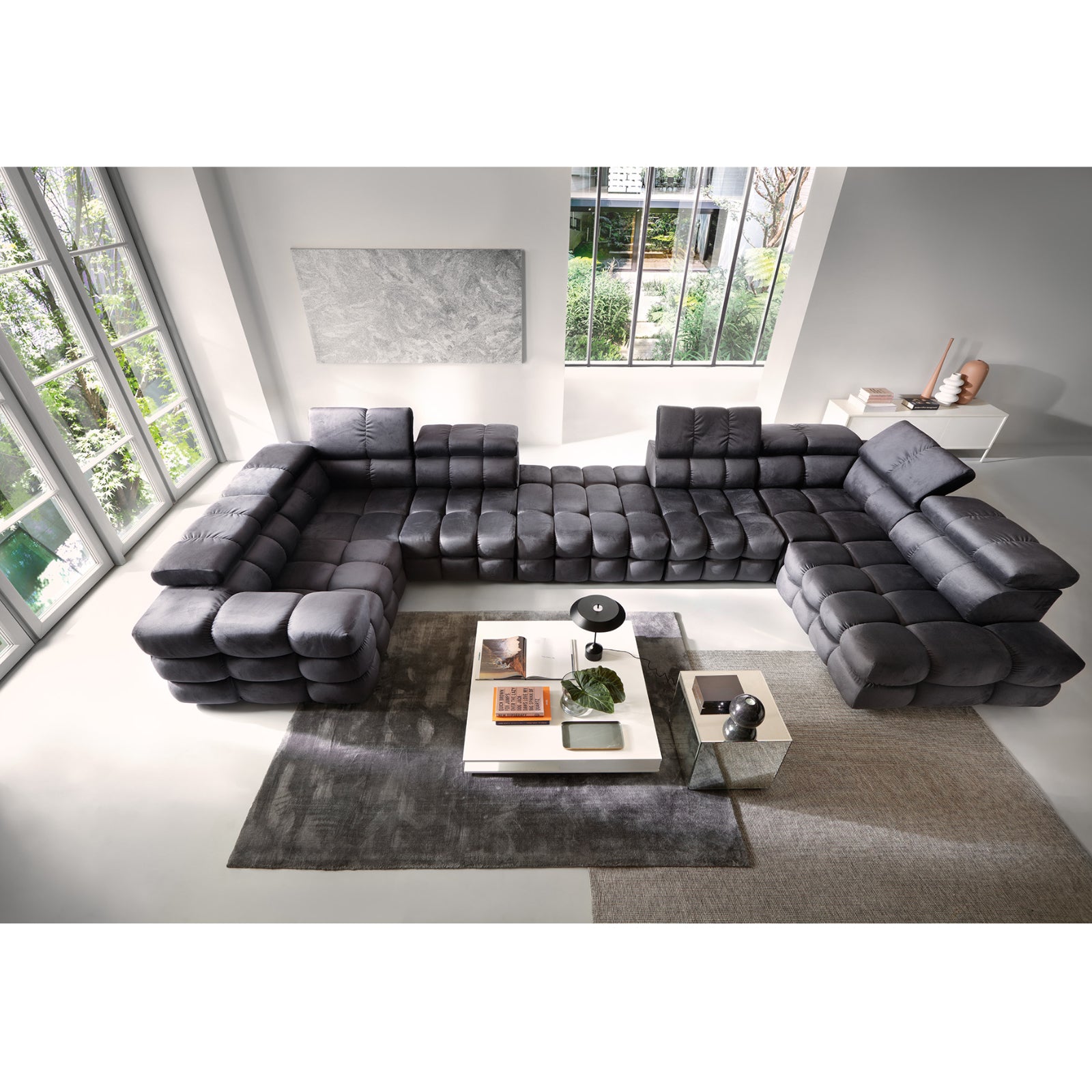 Modulare Garnitur Buffalo, Material: Auswahl möglich