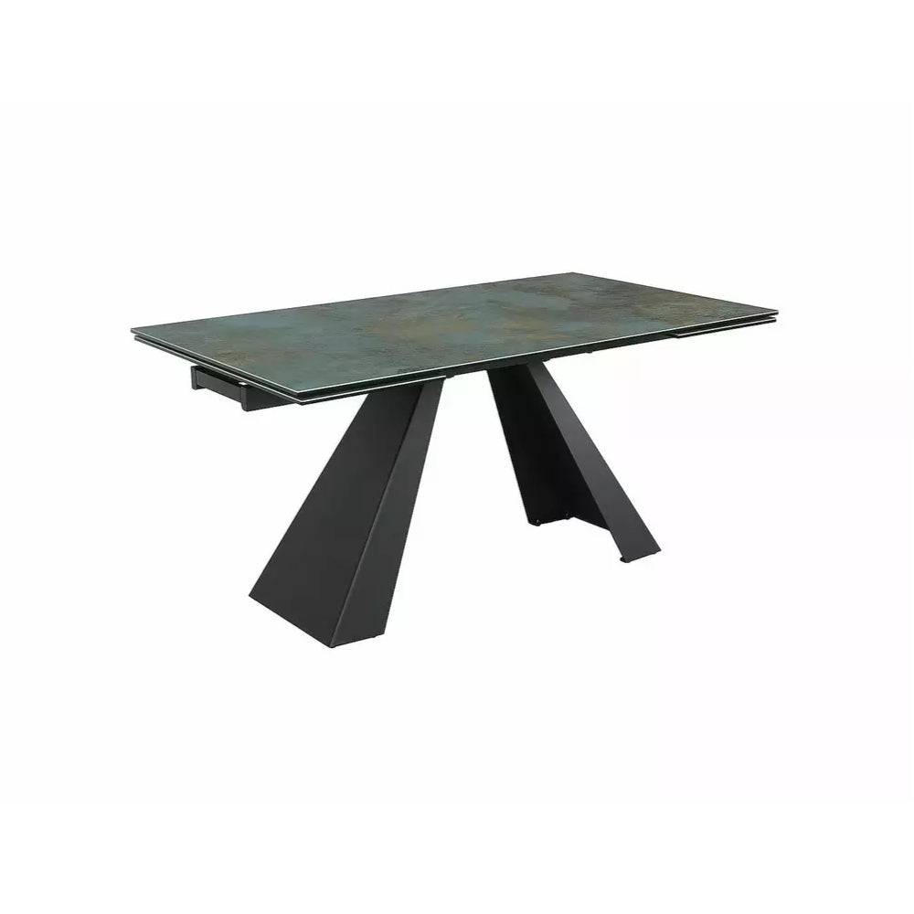 Esstisch Salvadore 160/240x90cm, Material: Gehärtetes Glas/Keramik