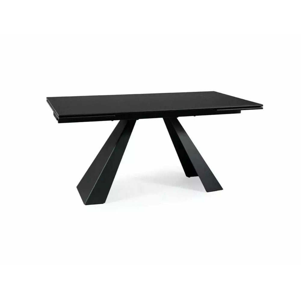 Esstisch Salvadore 160/240x90cm, Material: Gehärtetes Glas/Keramik