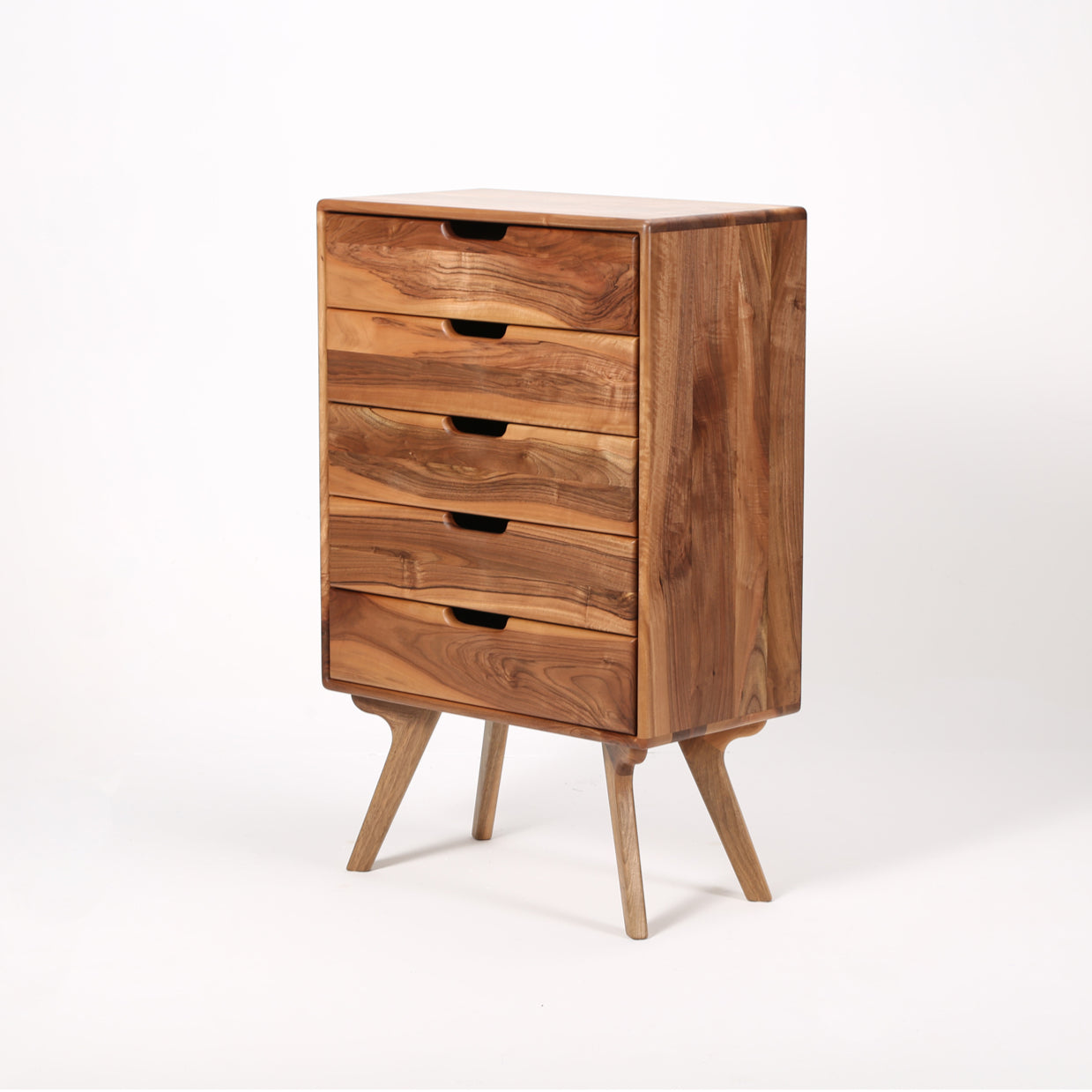 Kommode Amadeo 66x110cm, Material: Massivholz Nussbaum