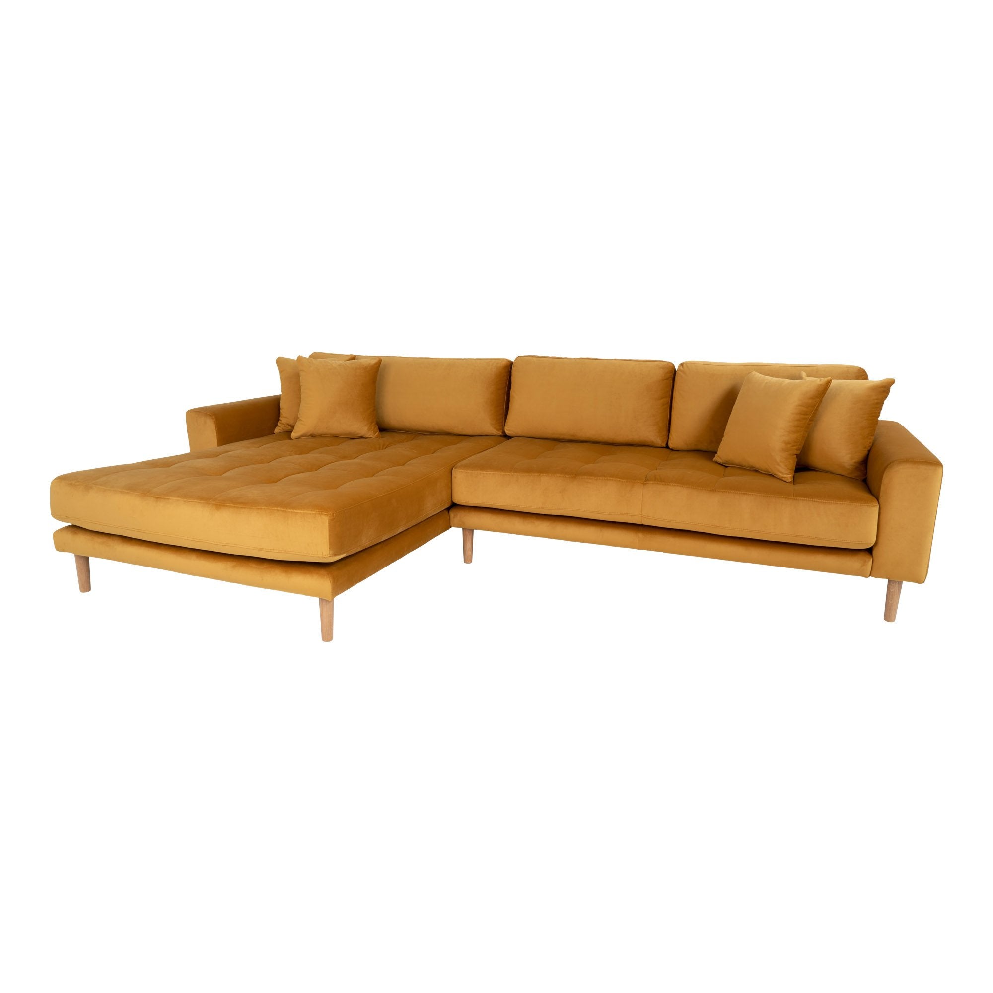 Ecksofa Lido, Material: Samt