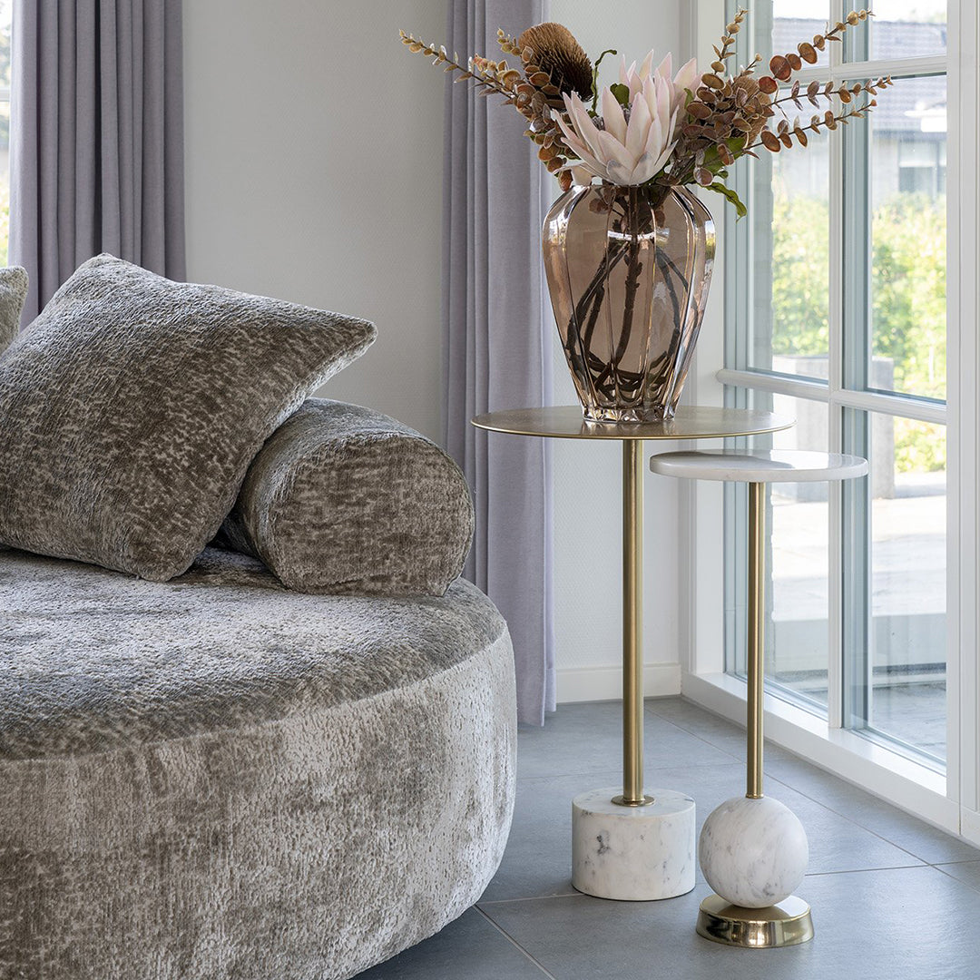 Salo Beistelltisch, Material: Marmor