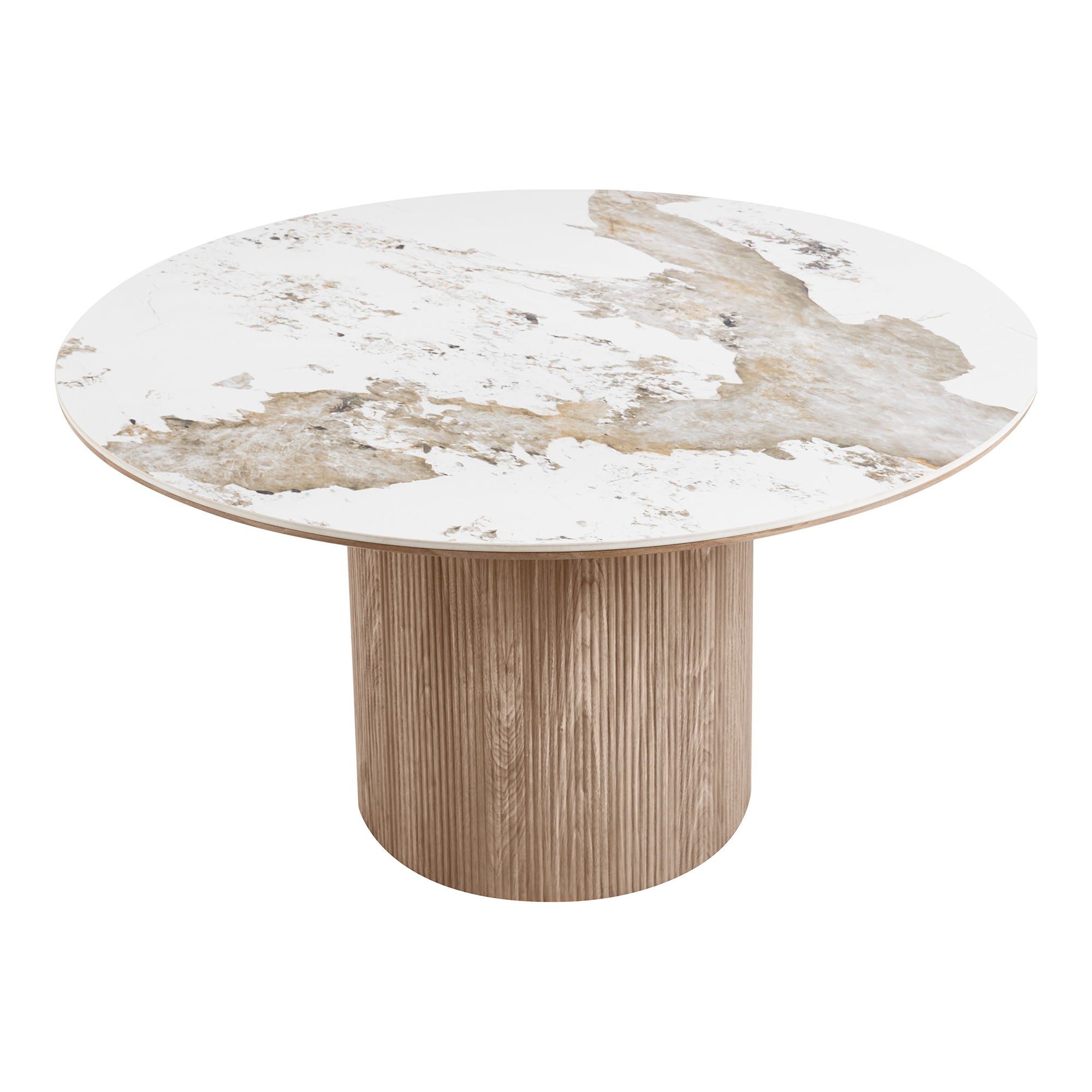 Hellerup fester Tisch, Material: Walnussfurnier/MDF