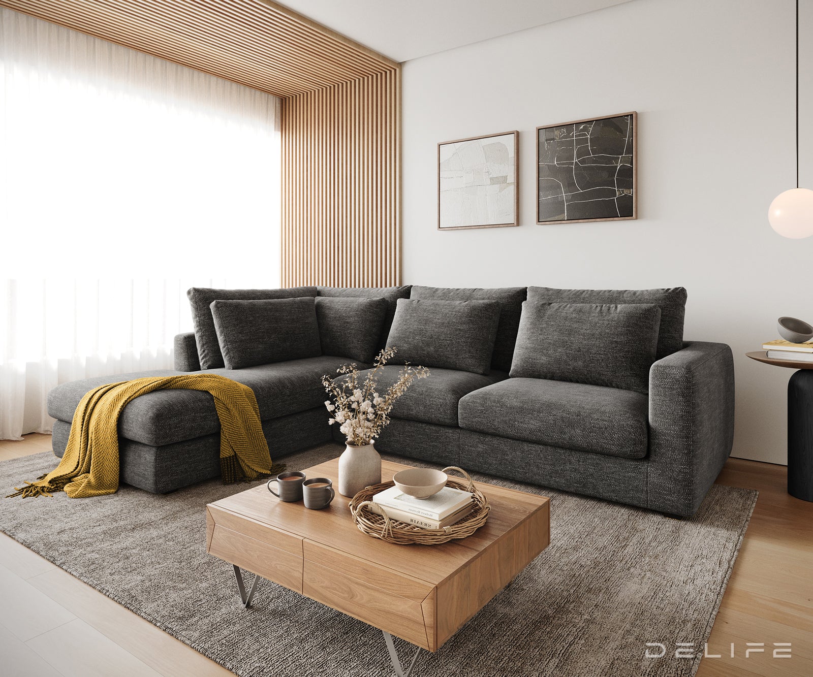 Kutna garnitura Isla 331x226cm, Materijal: Chenille