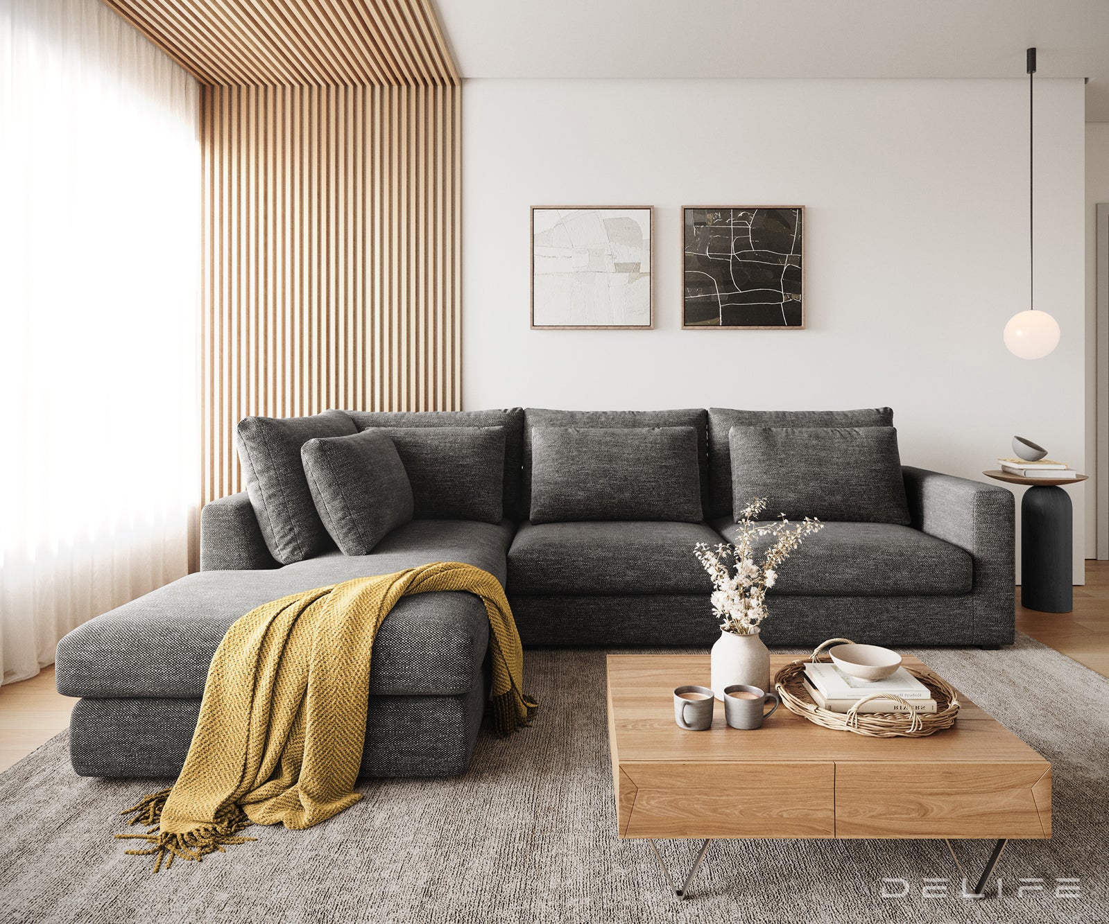 Kutna garnitura Isla 331x226cm, Materijal: Chenille