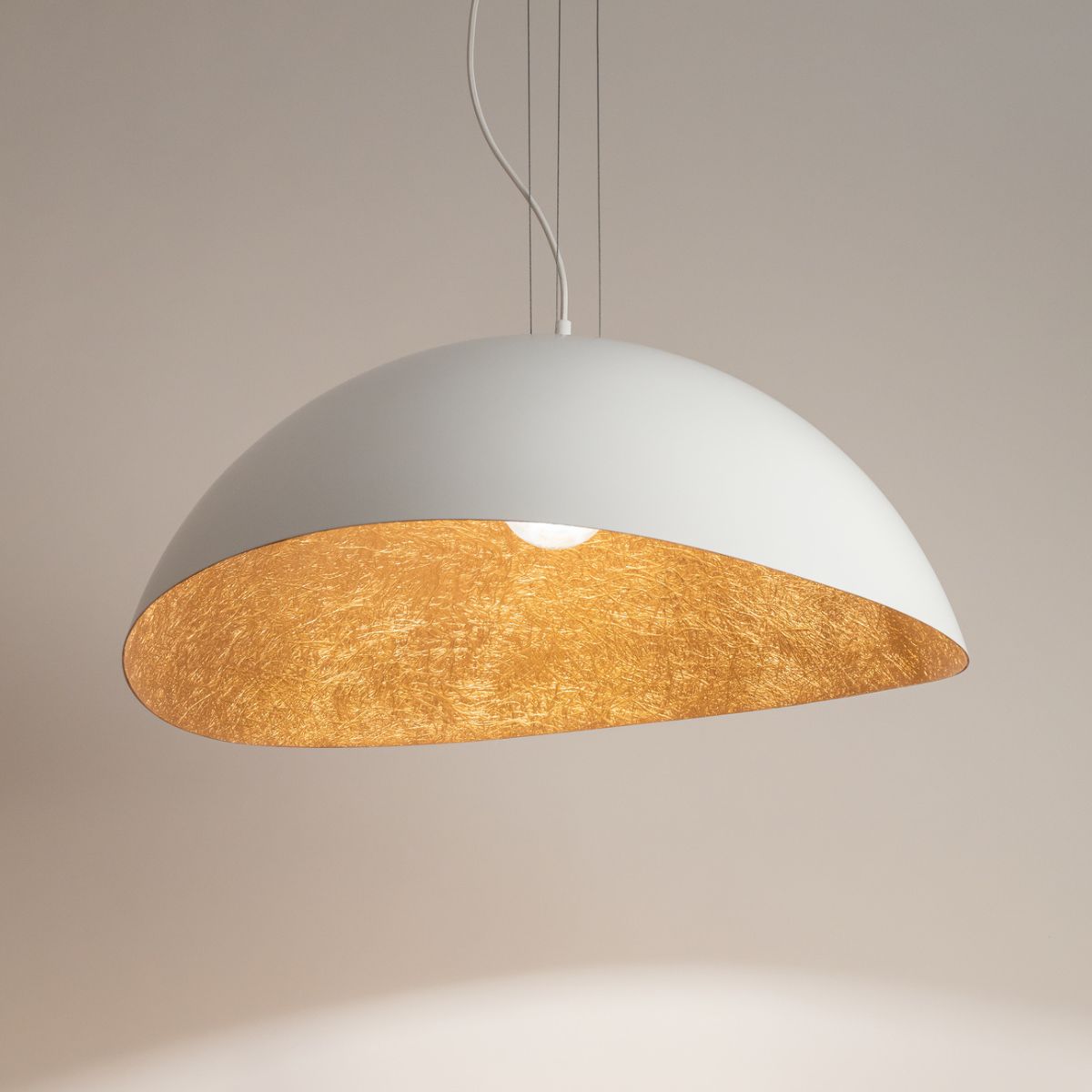 Solaris Pendelleuchte in Weiß