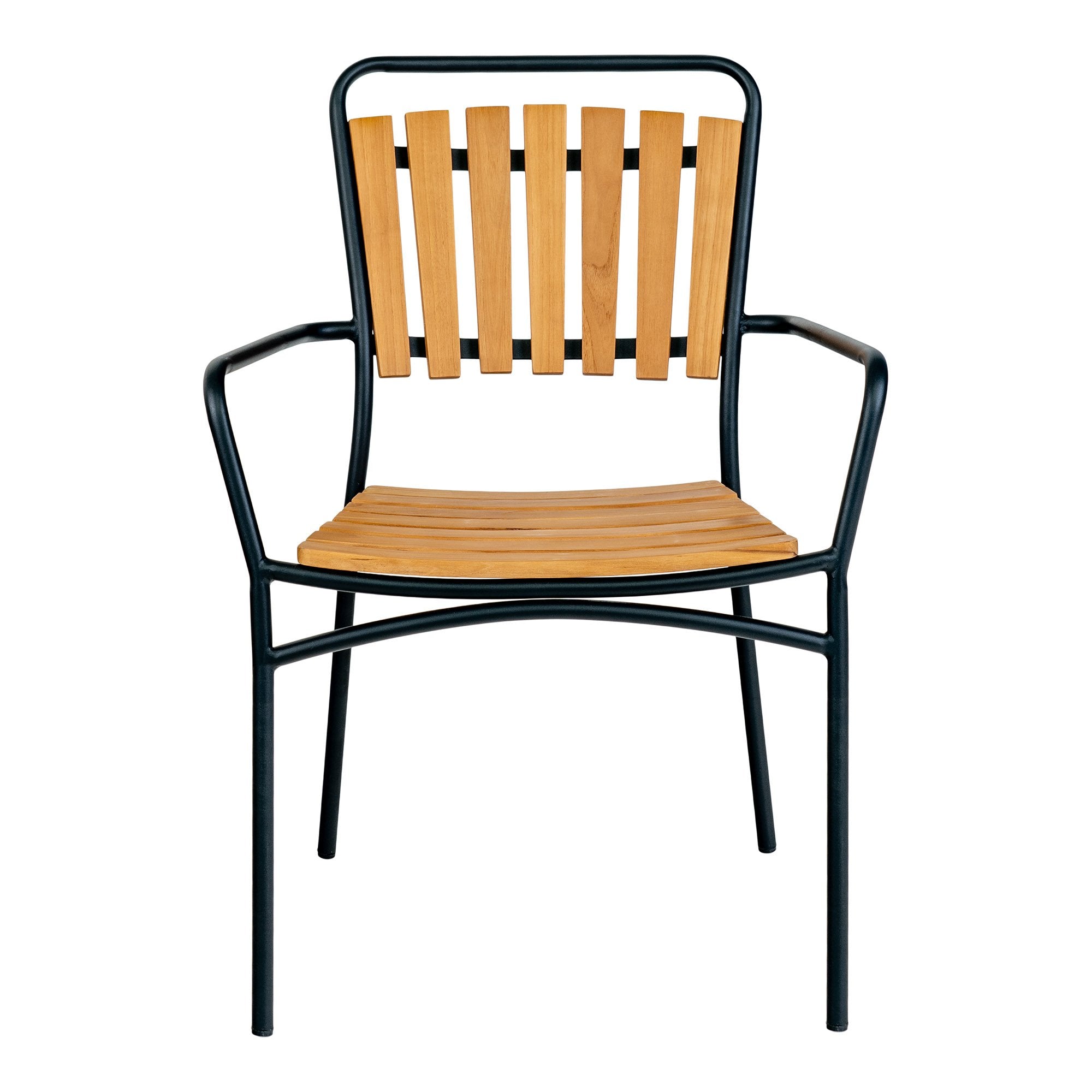 Outdoor-Stuhl Cleveland, Material: Teakholz