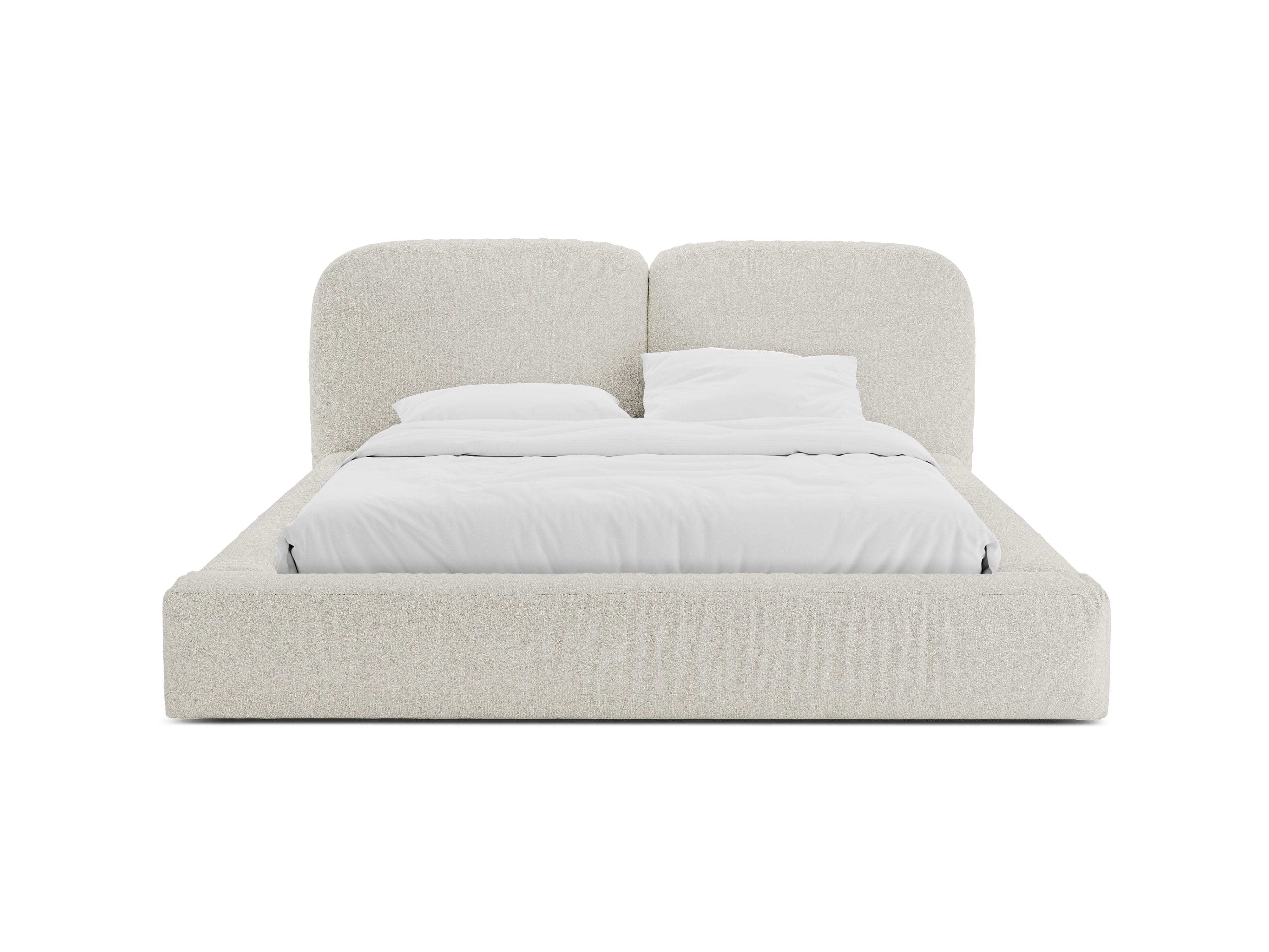 Bett Martina, Material: Bouclé