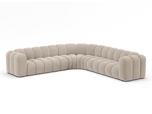 Sitzgarnitur Lupine 309x309 cm, Material: Samt