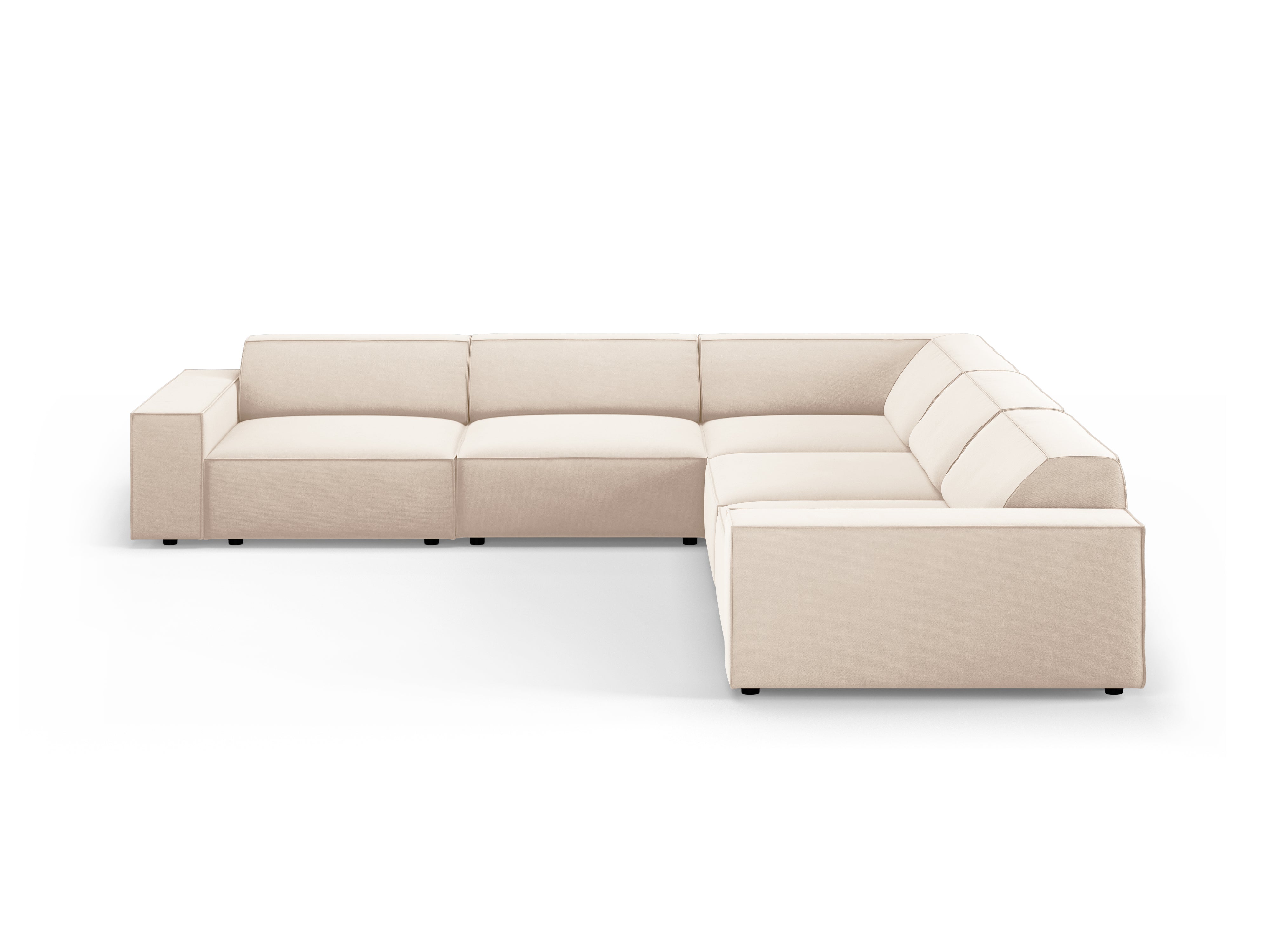 Sitzgarnitur Jodie 283x283 cm, Material: Samt