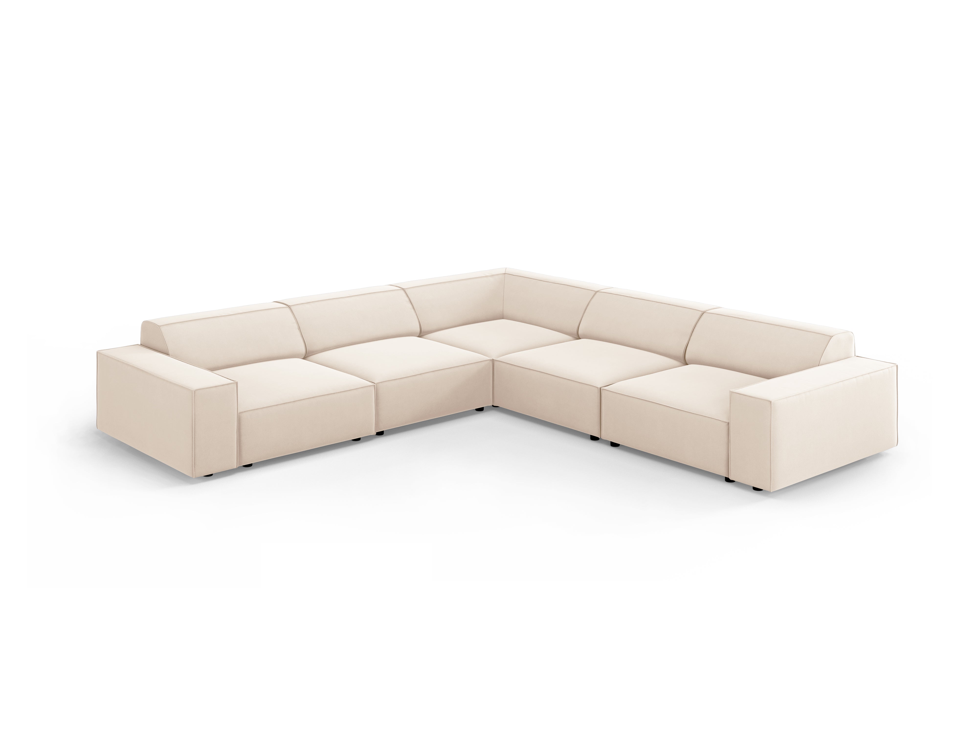 Sitzgarnitur Jodie 283x283 cm, Material: Samt