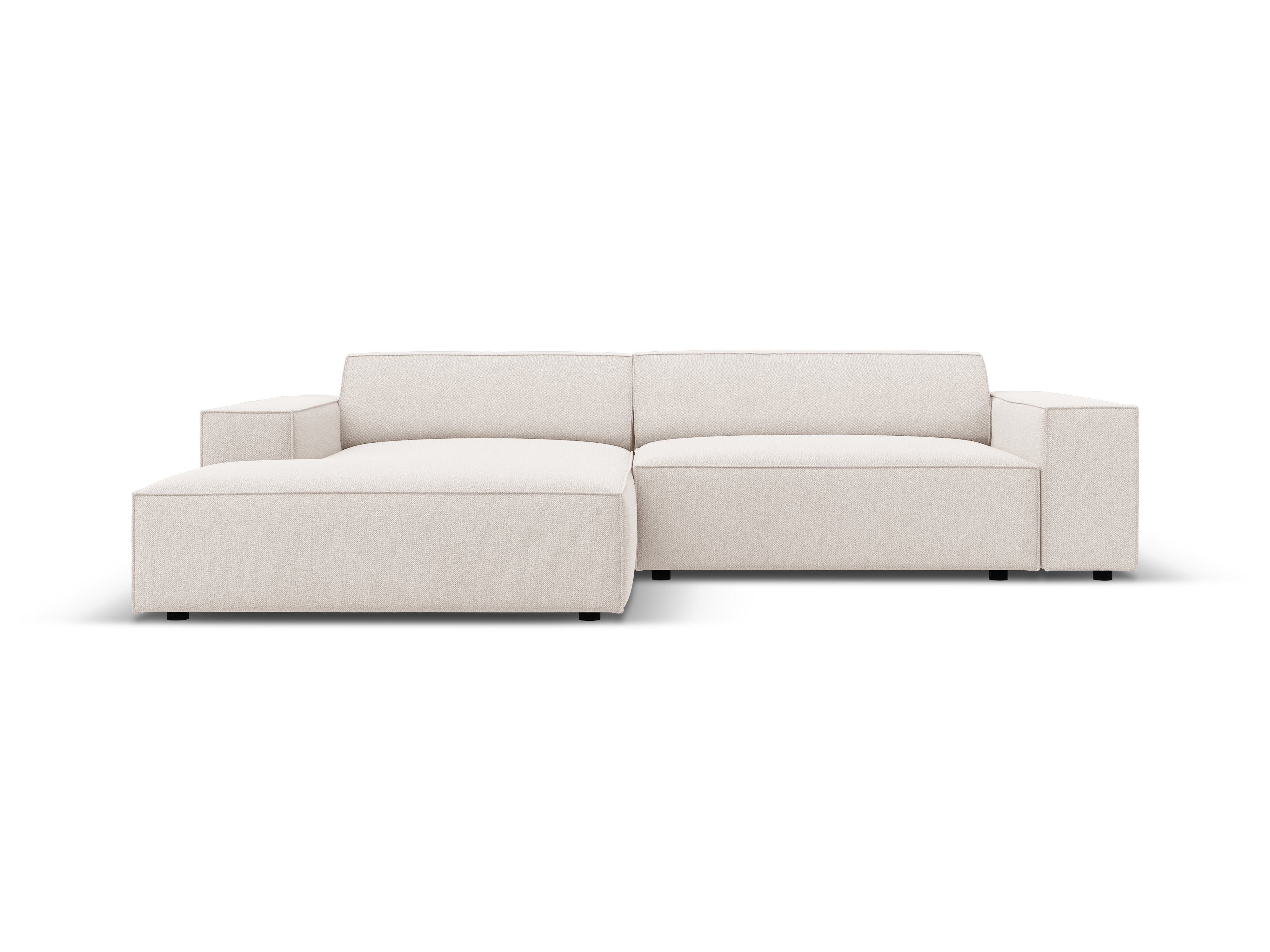 Sitzgarnitur Jodie 224x162 cm, Material: Strukturierter Stoff