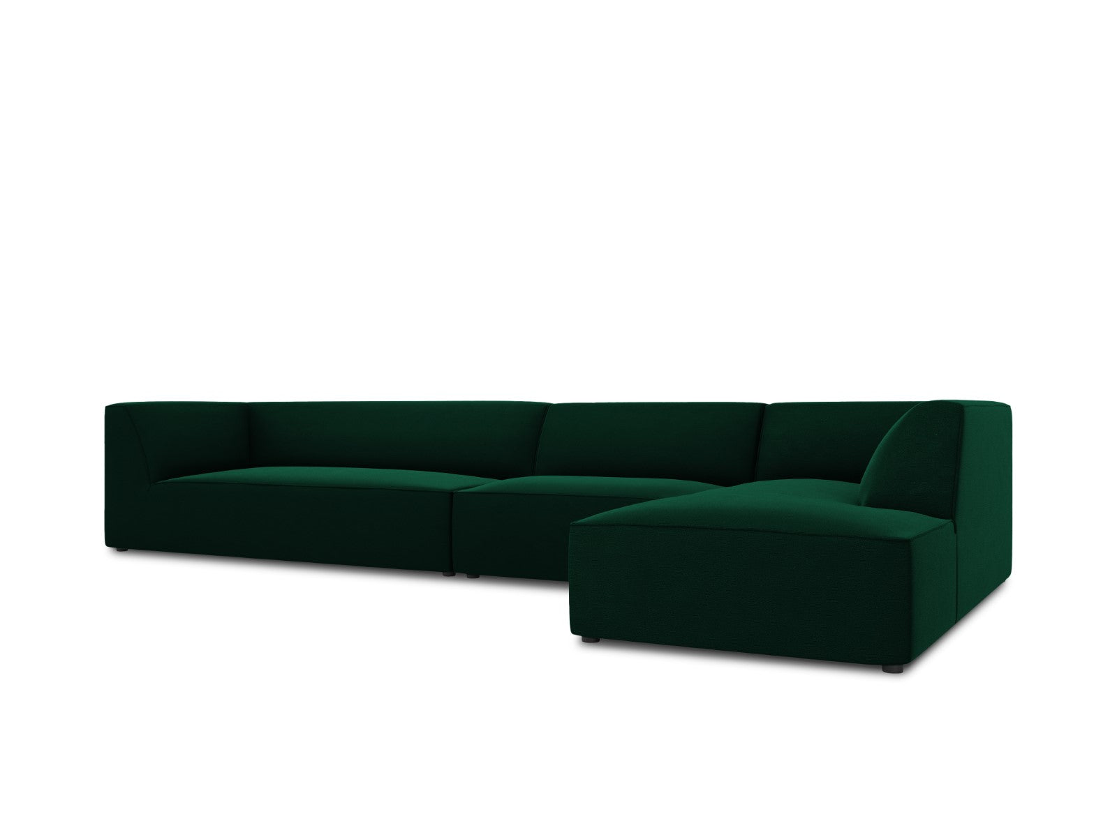 Ecksofa Ruby, 5 Sitze, 366x180cm, Material: Samt