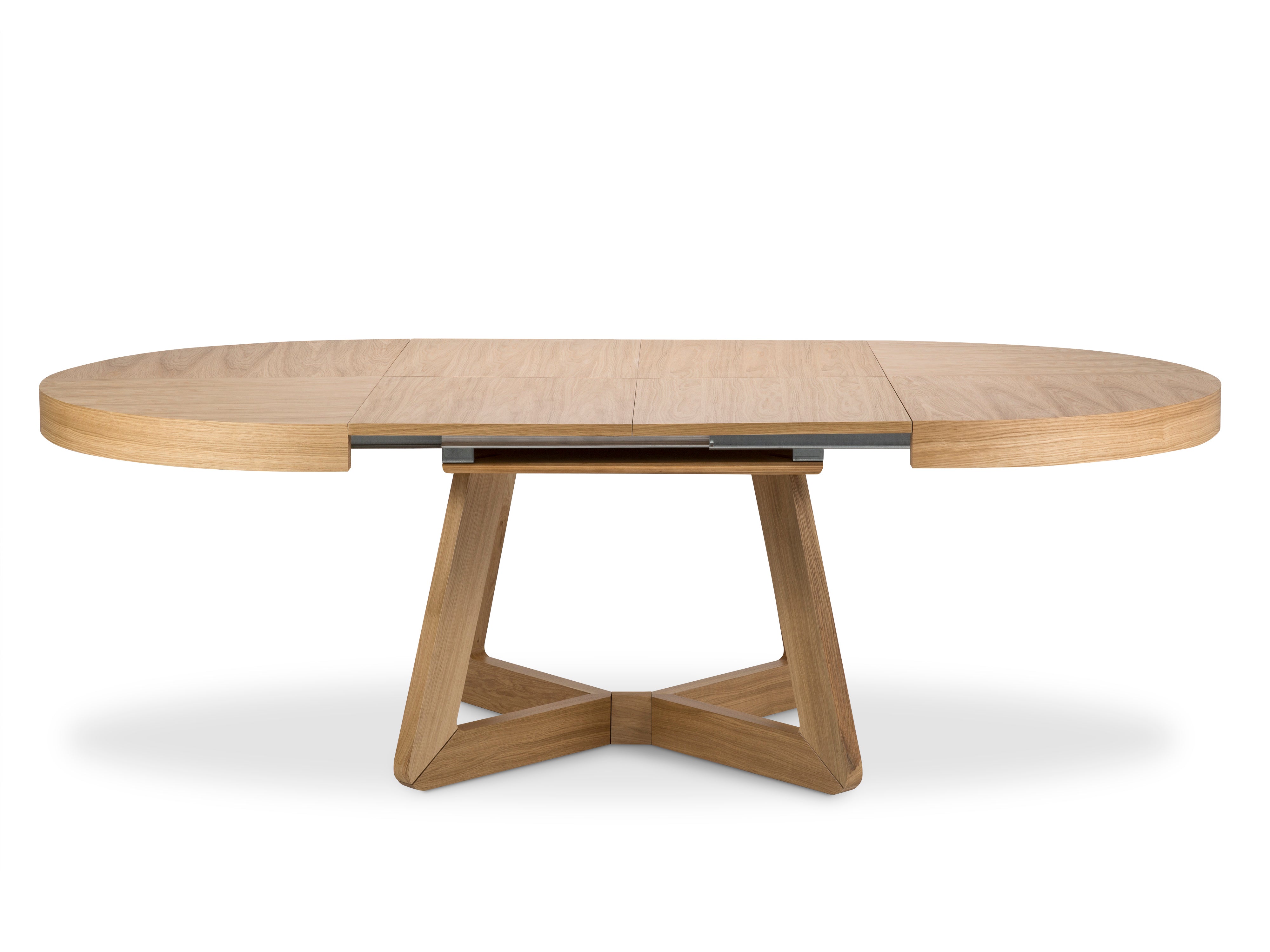 Ausziehbarer Esstisch Dustin 130/230x130cm, Material: Eiche