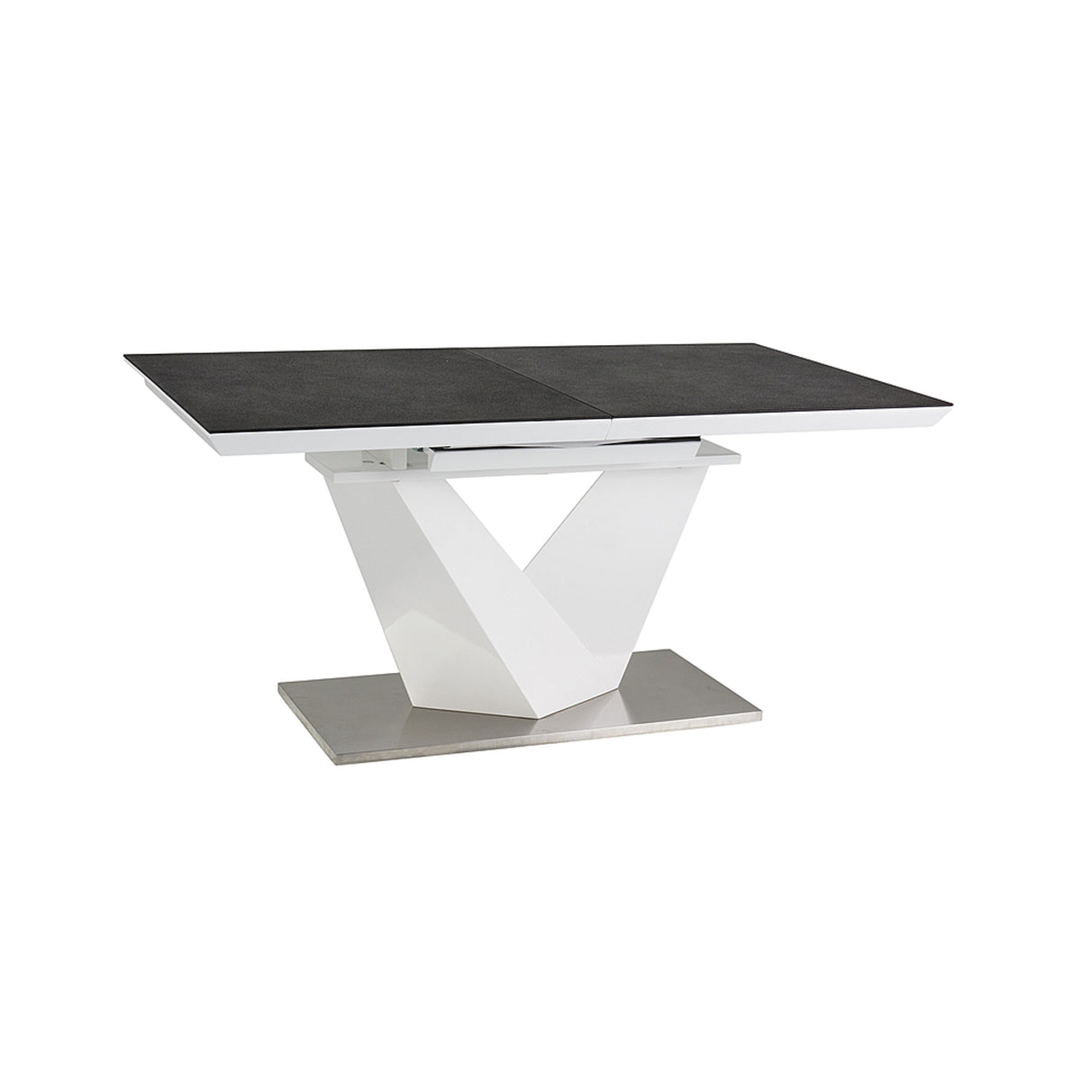 Esstisch Alaras II, Material: Gehärtetes Glas, MDF