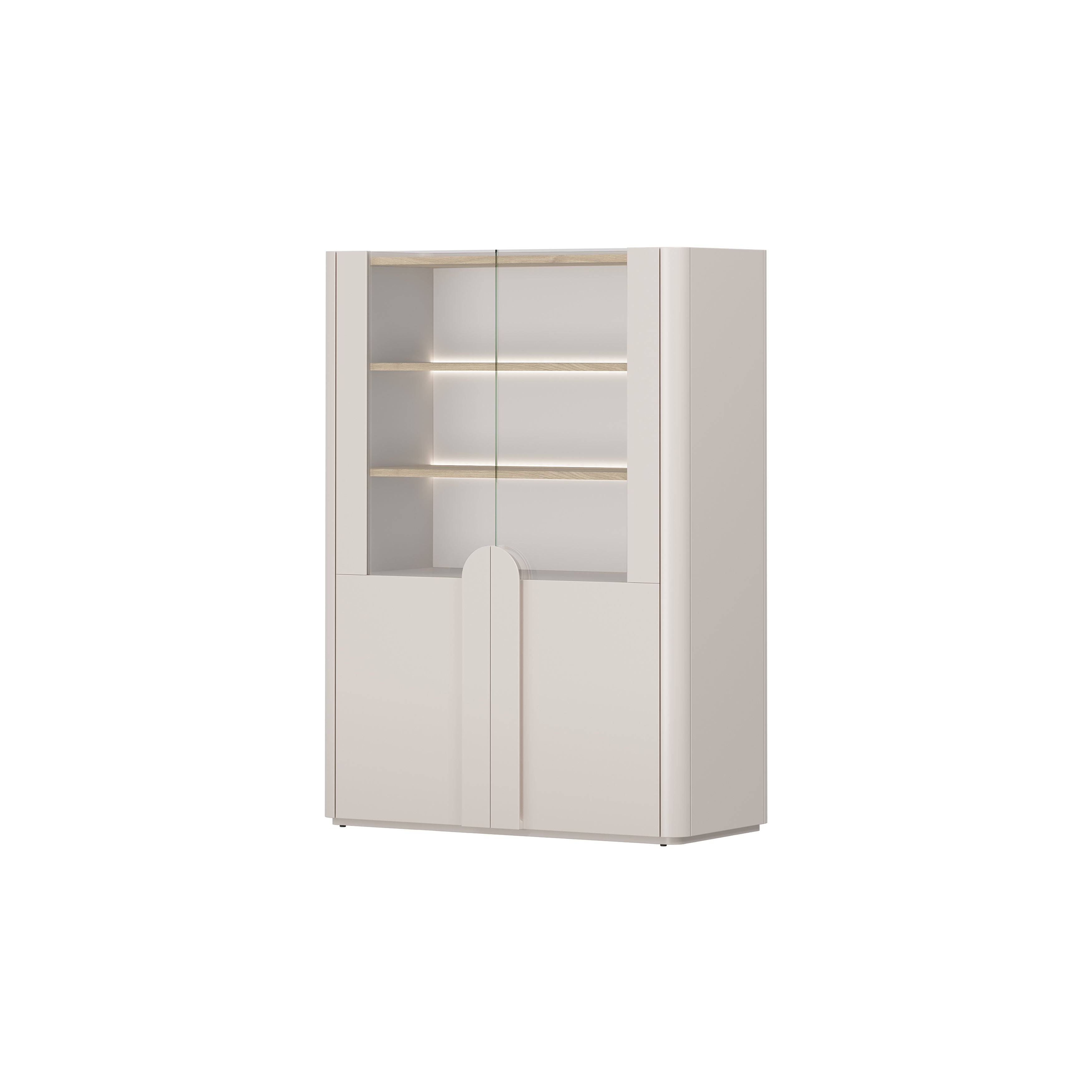 Vitrine Amilio 100x48cm, Material: MDF