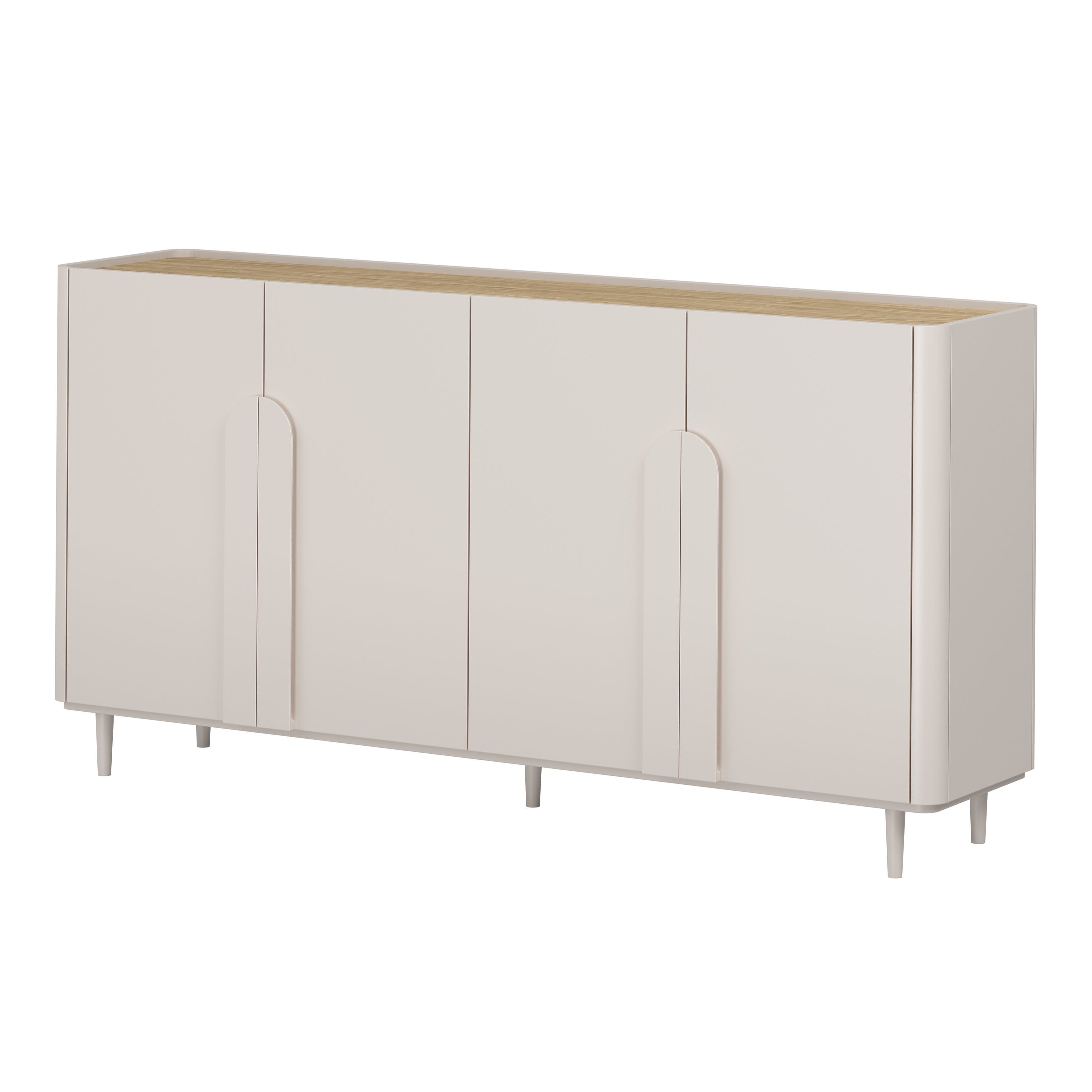 Kommode Amilio 200 cm, Material: MDF