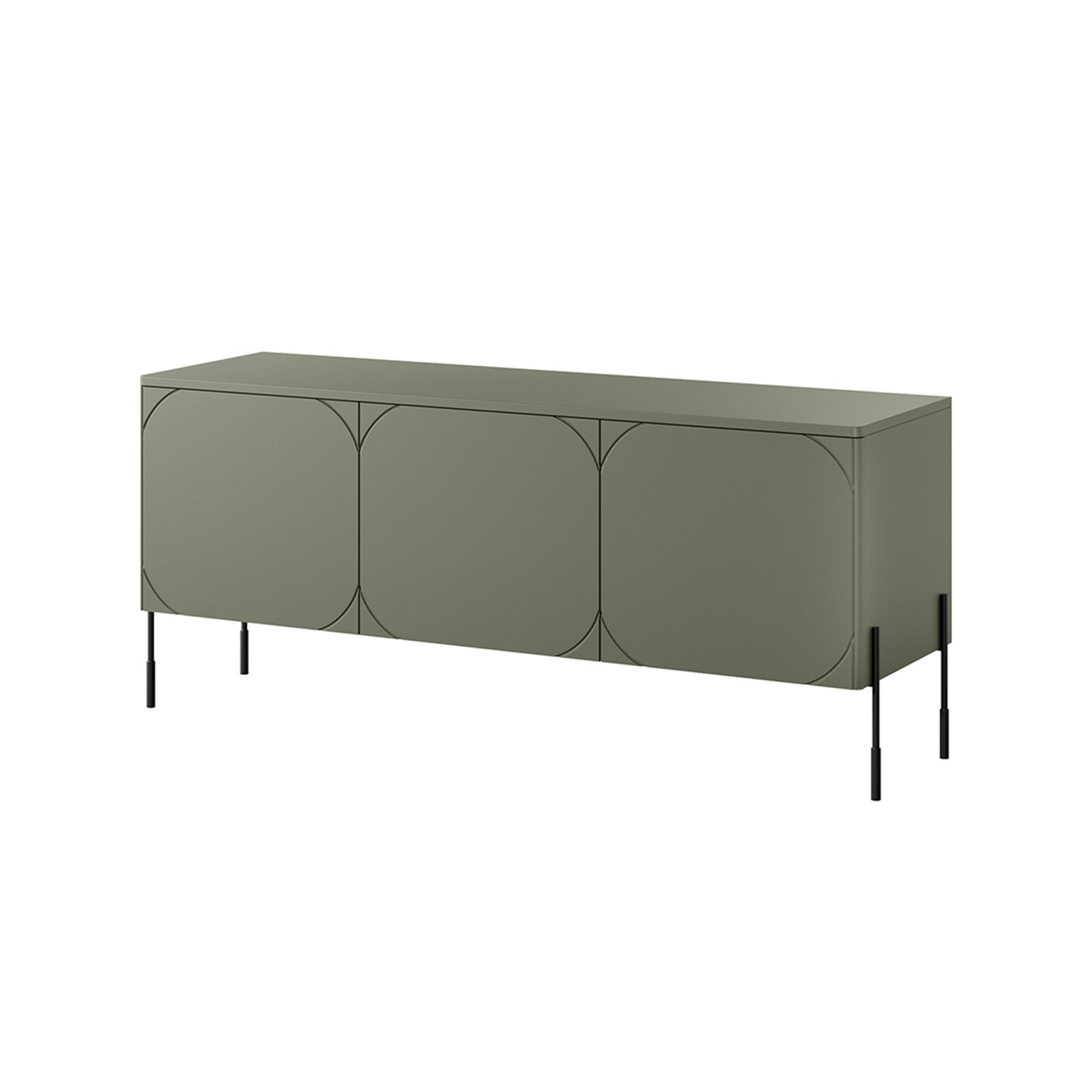 Sonatia Kommode 150cm, 3 Türen und 1 Schublade, Material: MDF