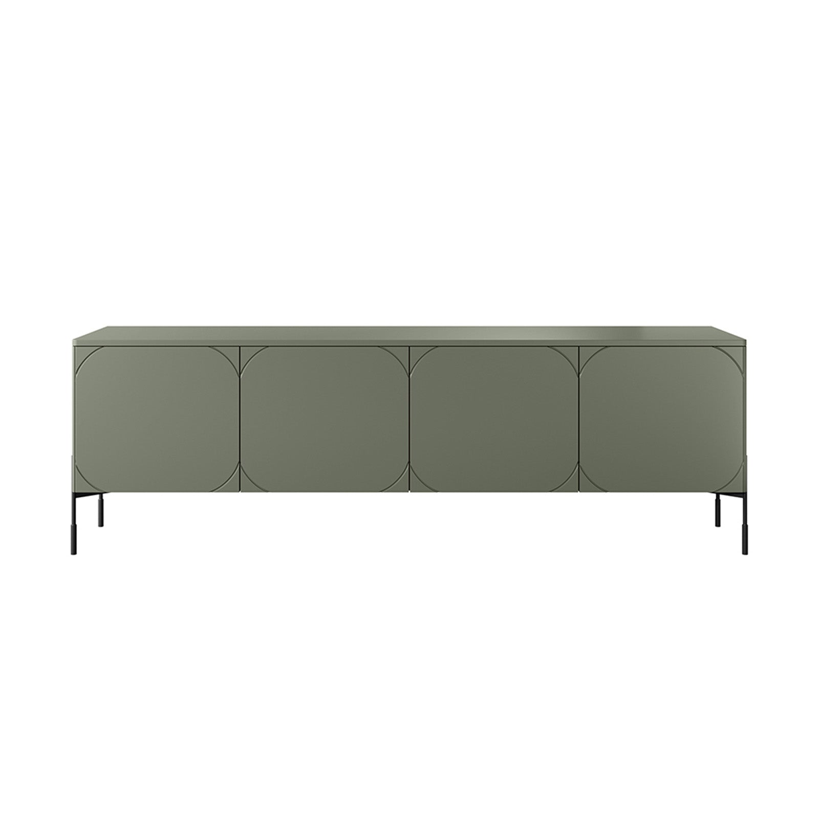 Sonatia Kommode 200cm, 4 Türen und 1 Schublade, Material: MDF