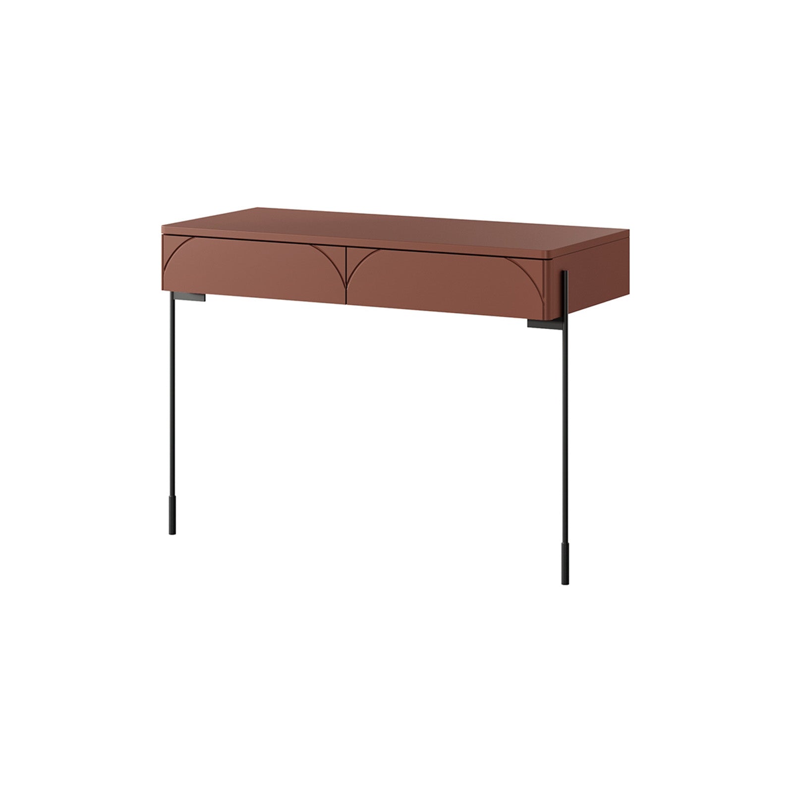 Beistelltisch Sonatia 104cm, 2 Schubladen, Material: MDF