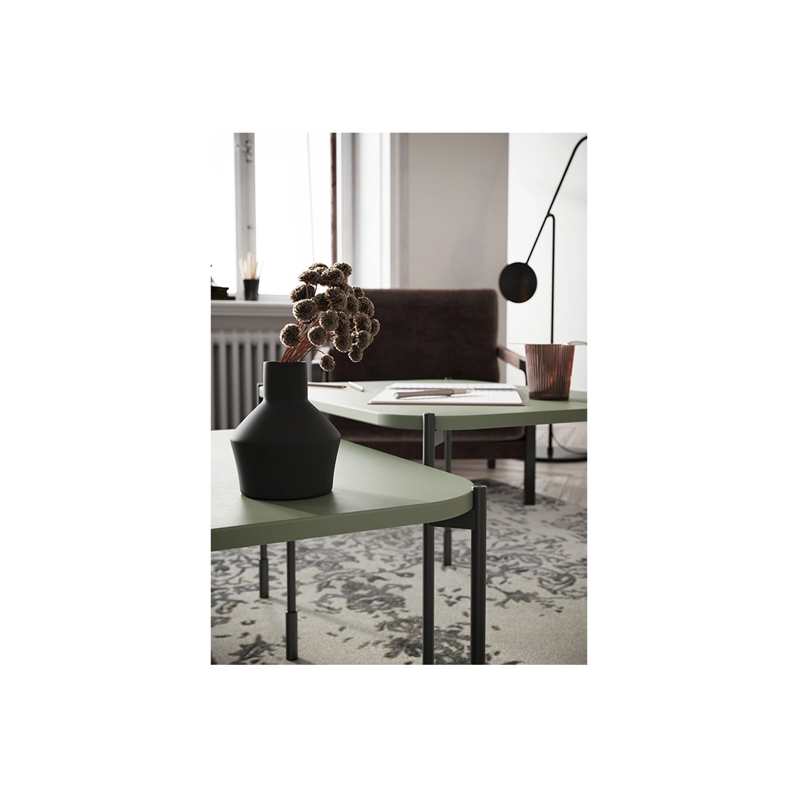 Sonatia Couchtisch 70cm, Material: MDF