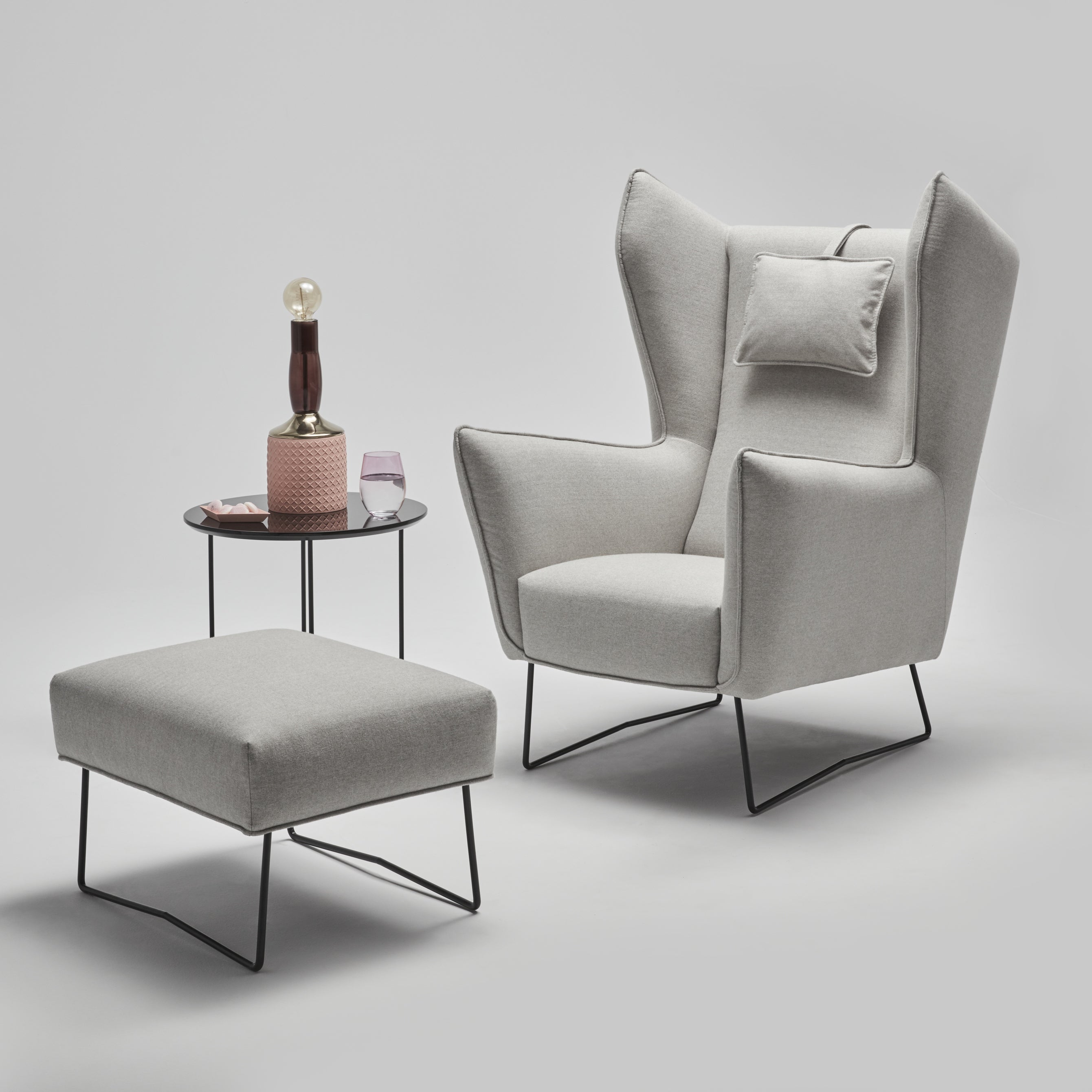 Brooklyn Sessel, Material: Auswahl möglich