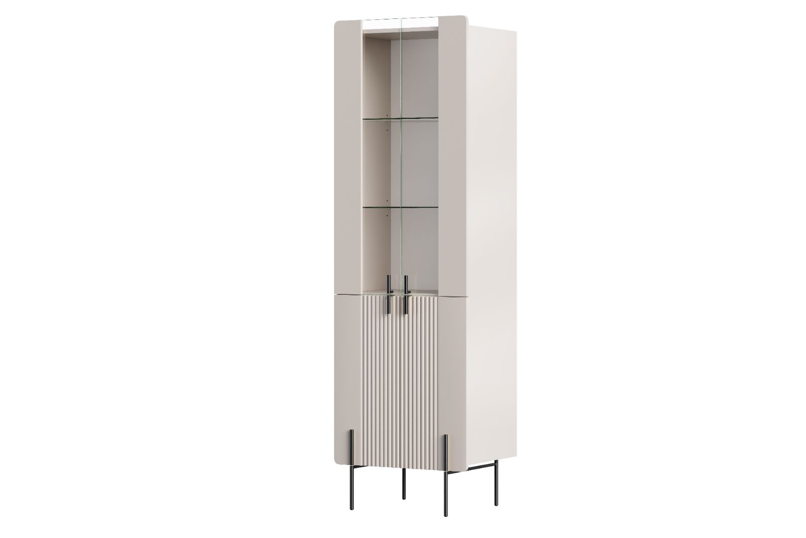 Vitrine Malmi 190cm, Material: MDF, Melaminplatte