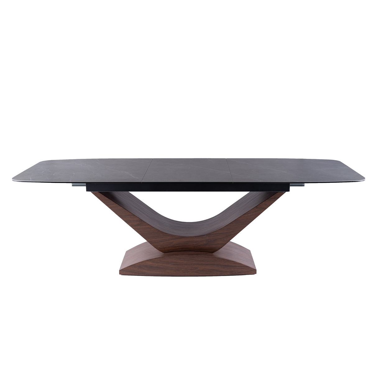 Esstisch Dolce 180/240x95cm, Material: Gehärtetes Glas, Keramik