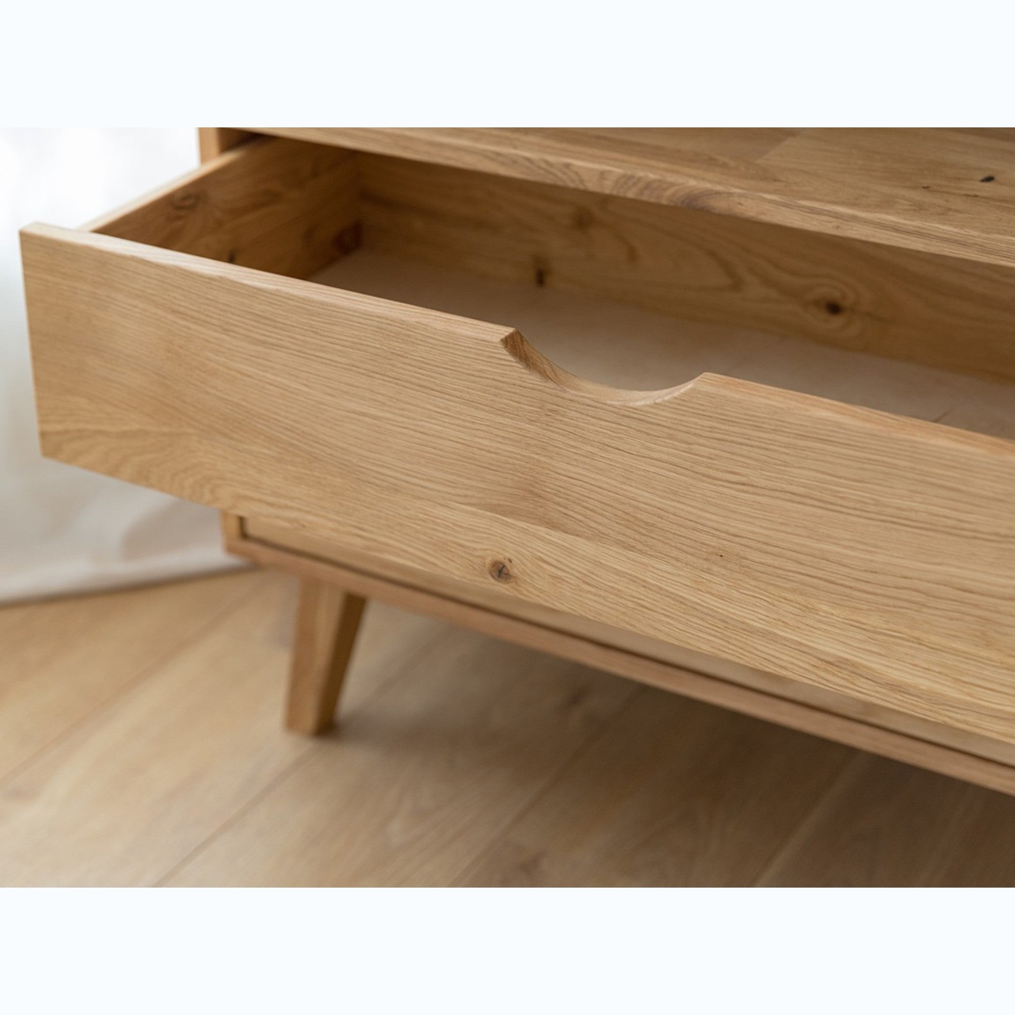 Kommode Simona 110x40 cm, Material: Massivholz Eiche