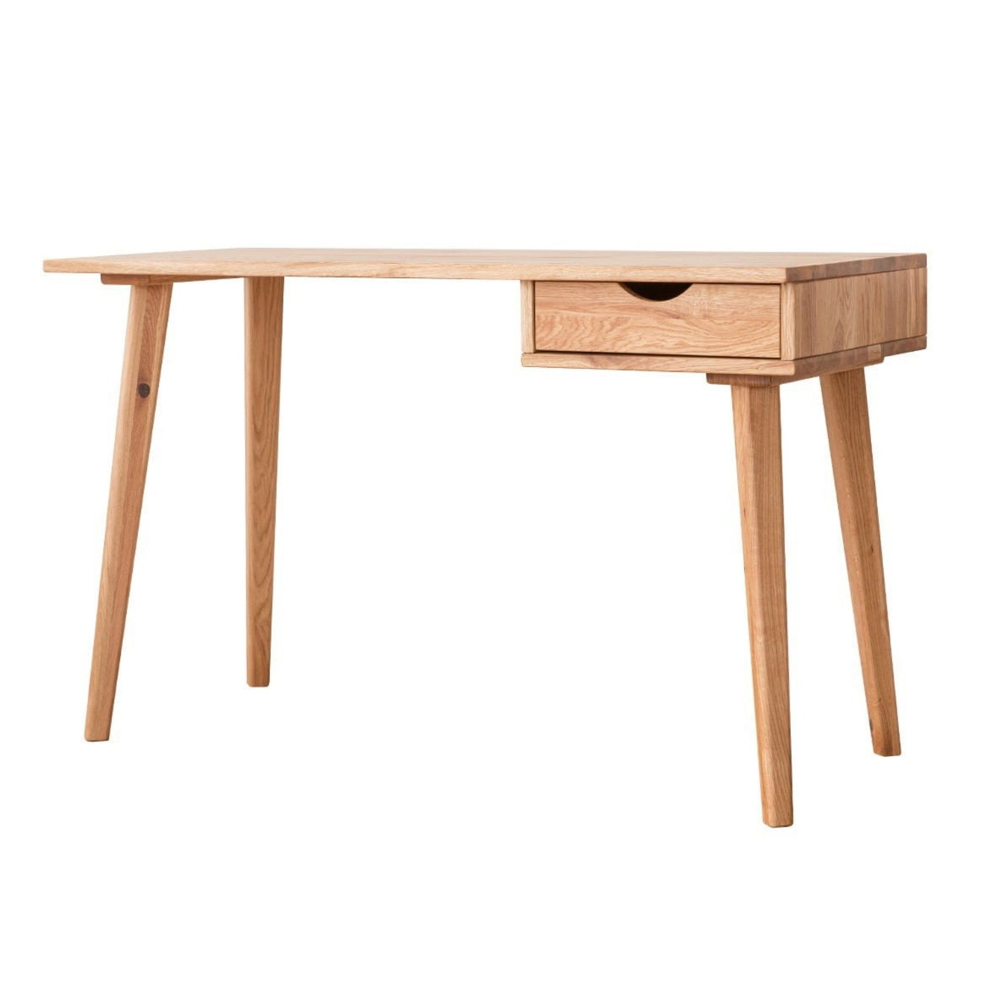 Schreibtisch Simona 120x55 cm, Material: Massivholz Eiche
