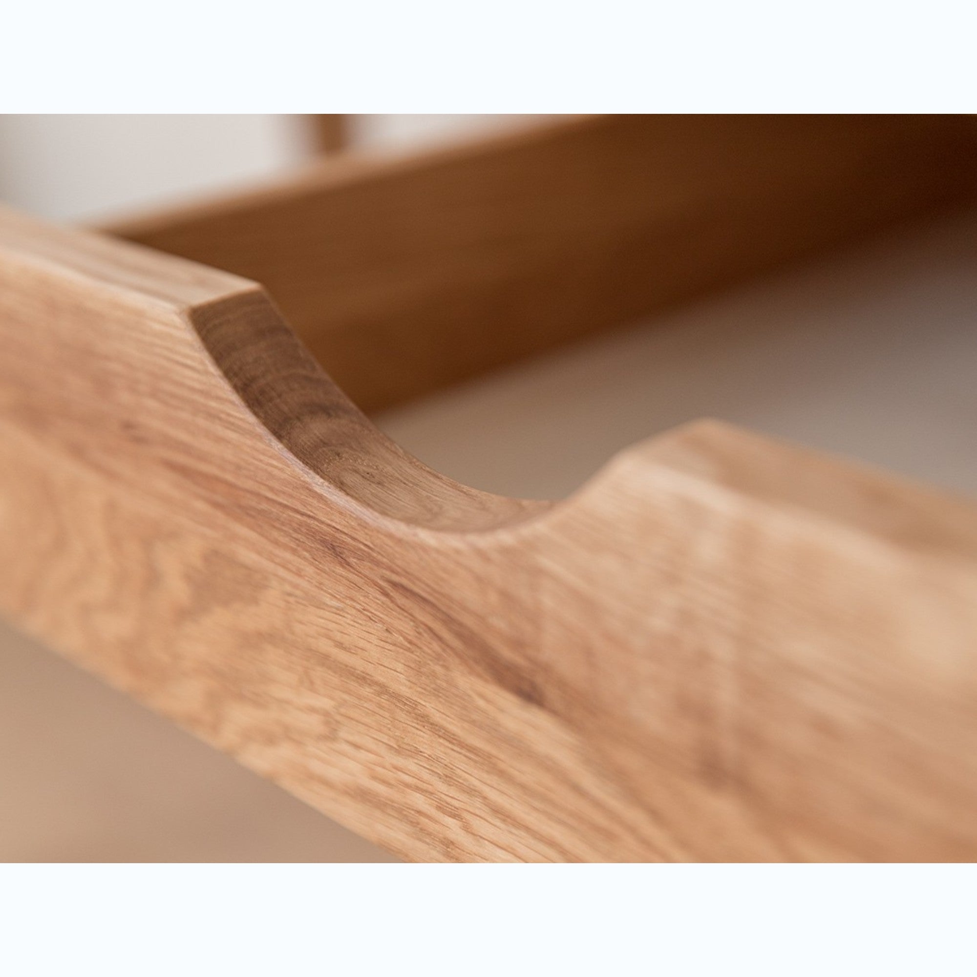 Schreibtisch Simona 138x55 cm, Material: Massivholz Eiche