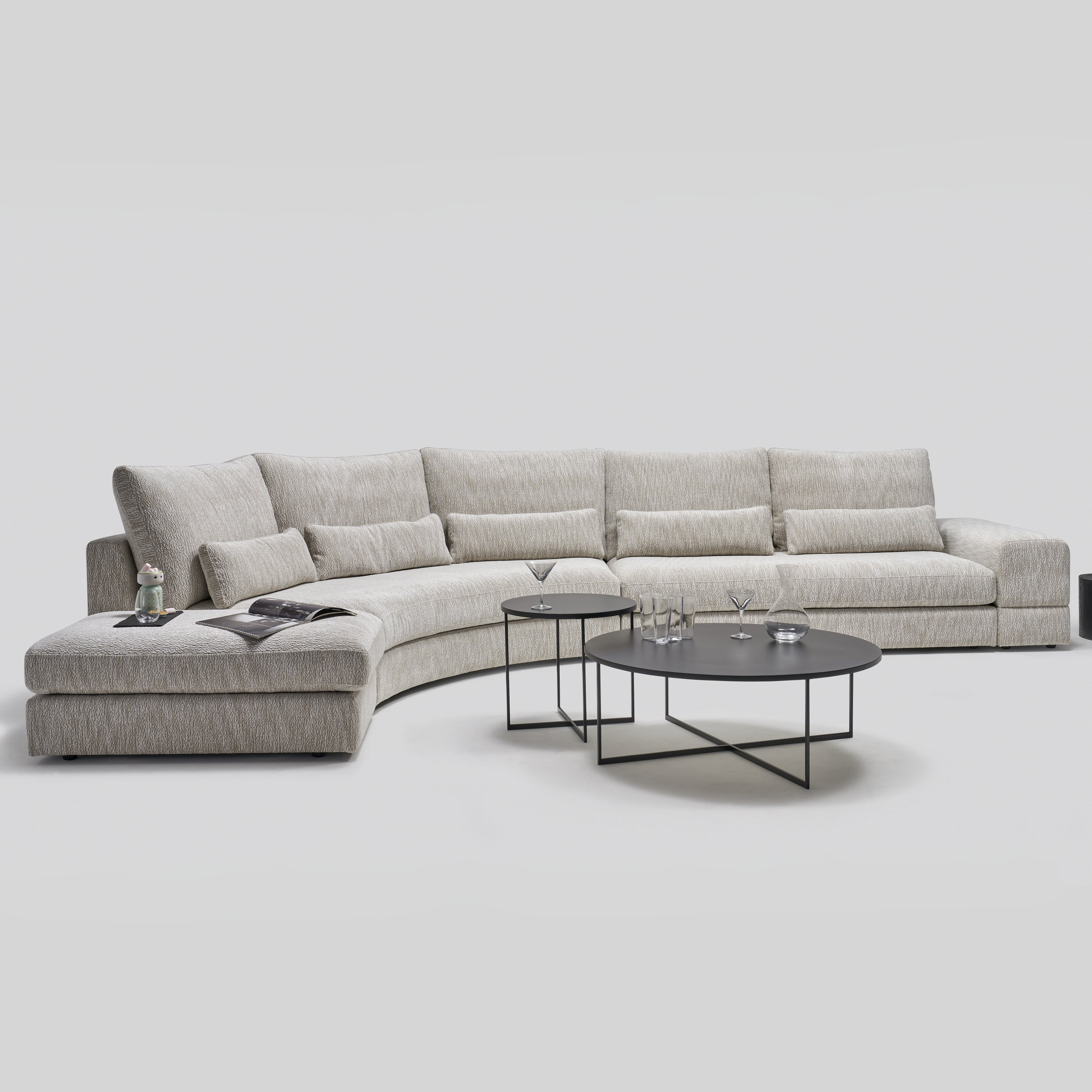 Modulare Garnitur Columbus, Material: Auswahl möglich