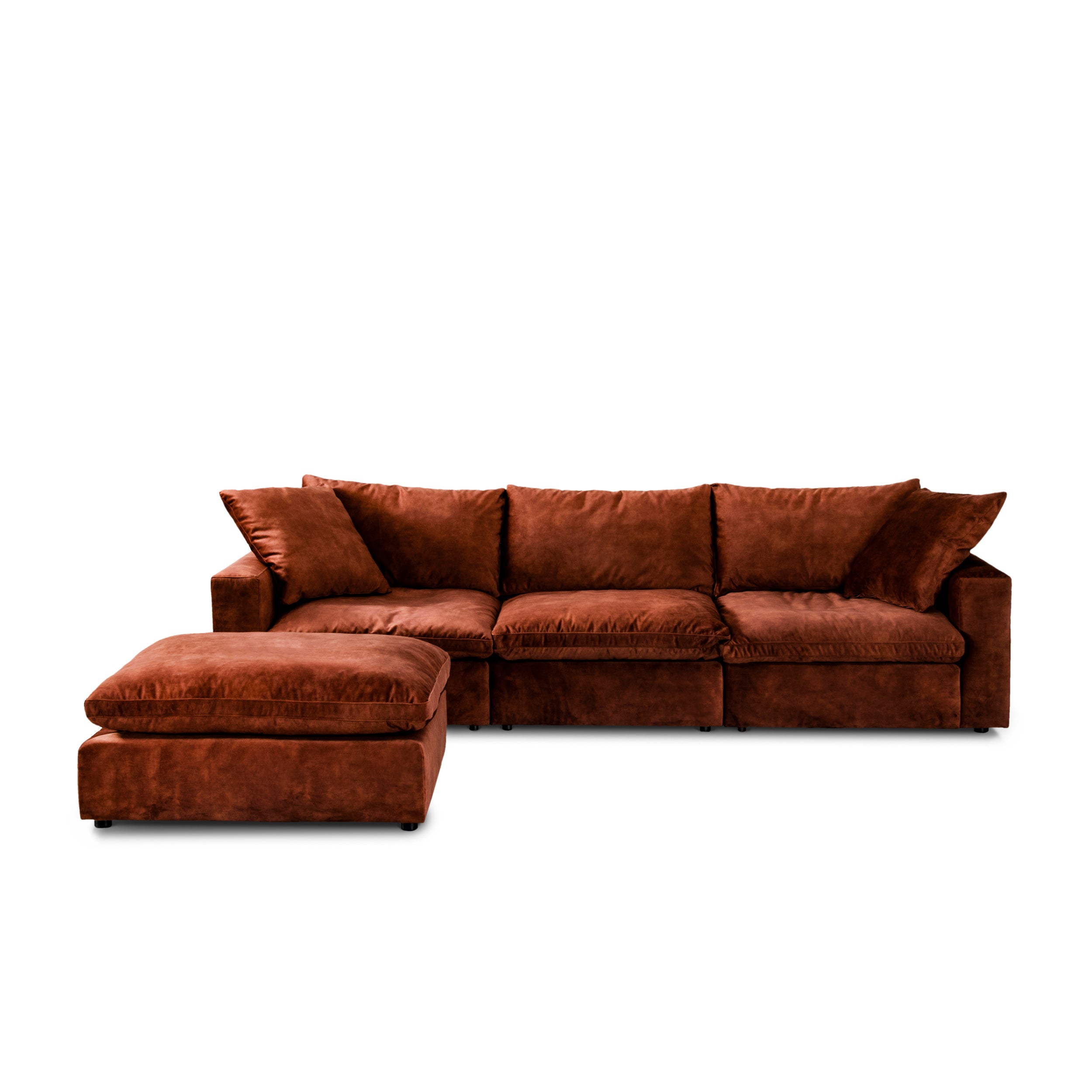 Modulare Garnitur Lazy, Material: Auswahl möglich