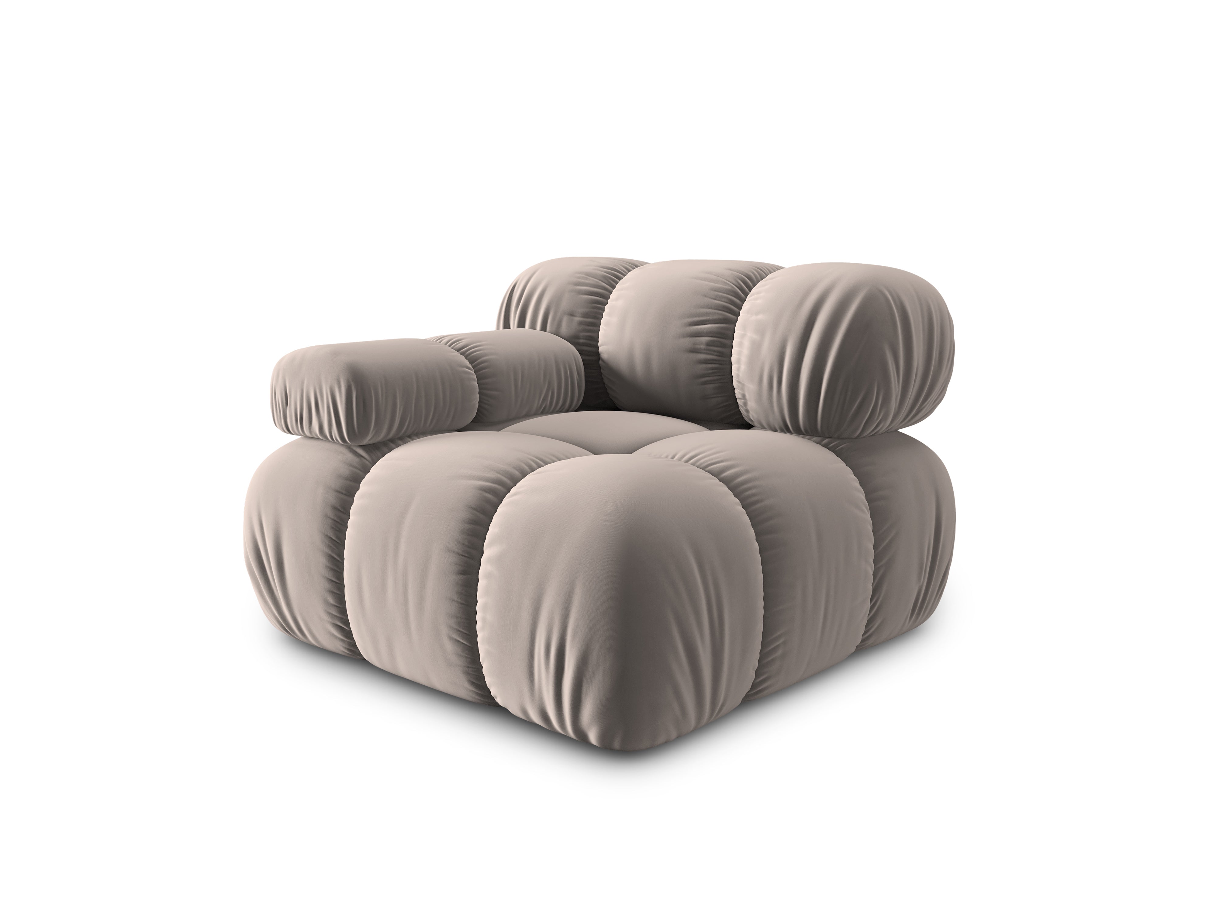 Bellis Modul S Rukonaslonom 94x94cm, Materijal: Baršun