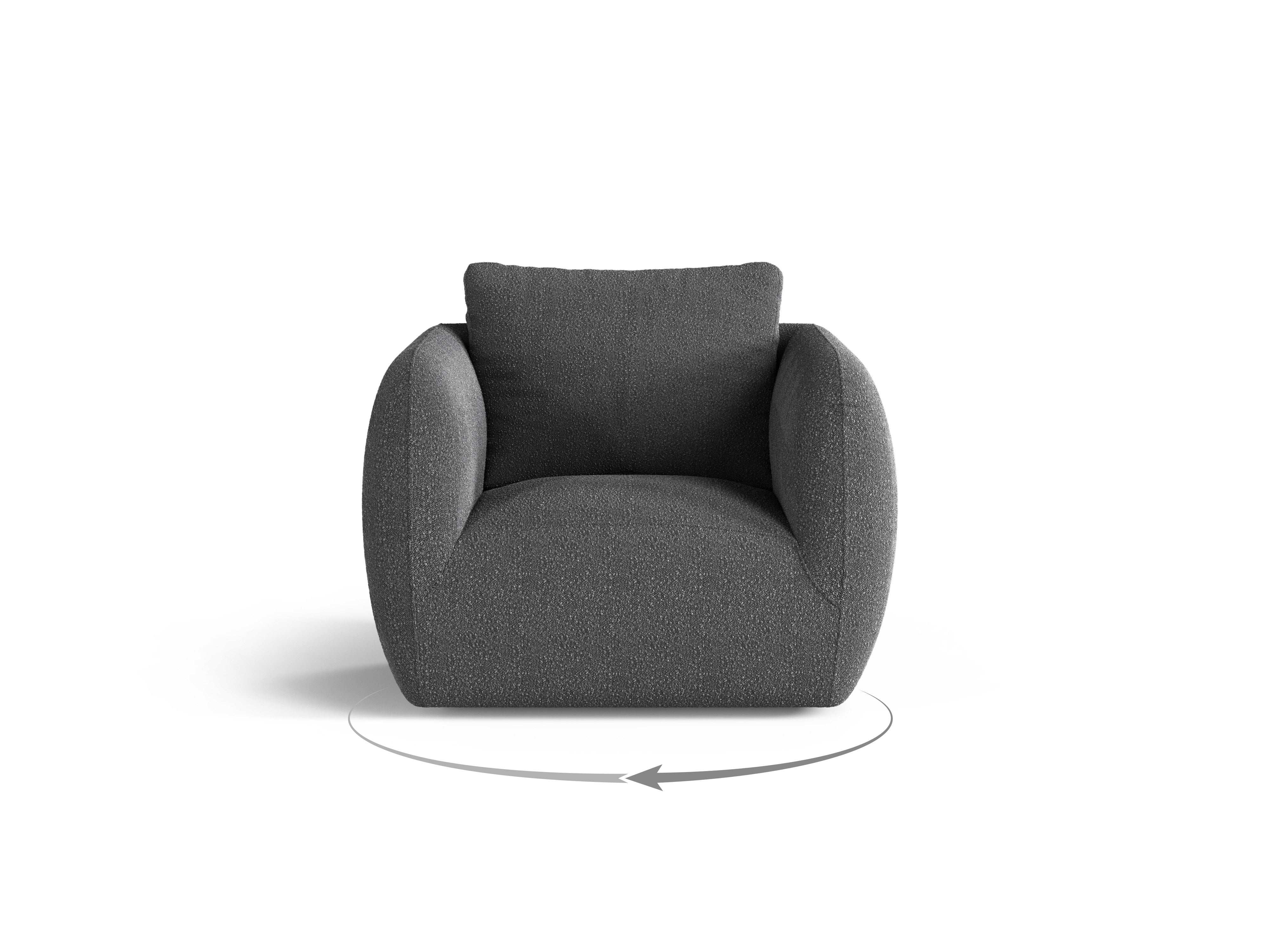 Iga Sessel, 95,5x87cm, Material: Bouclé