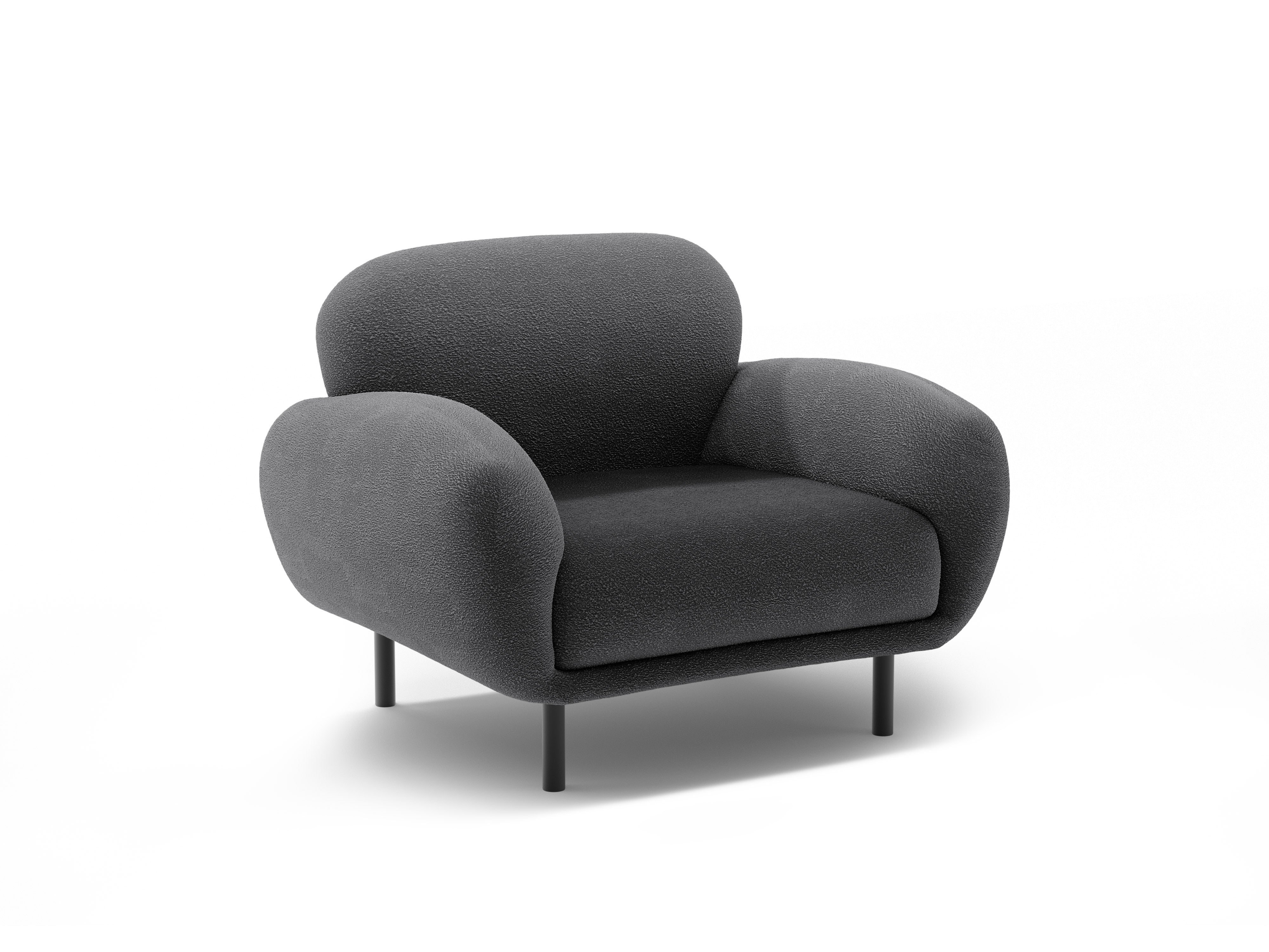 Poppy Sessel, 90x72cm, Material: Bouclé