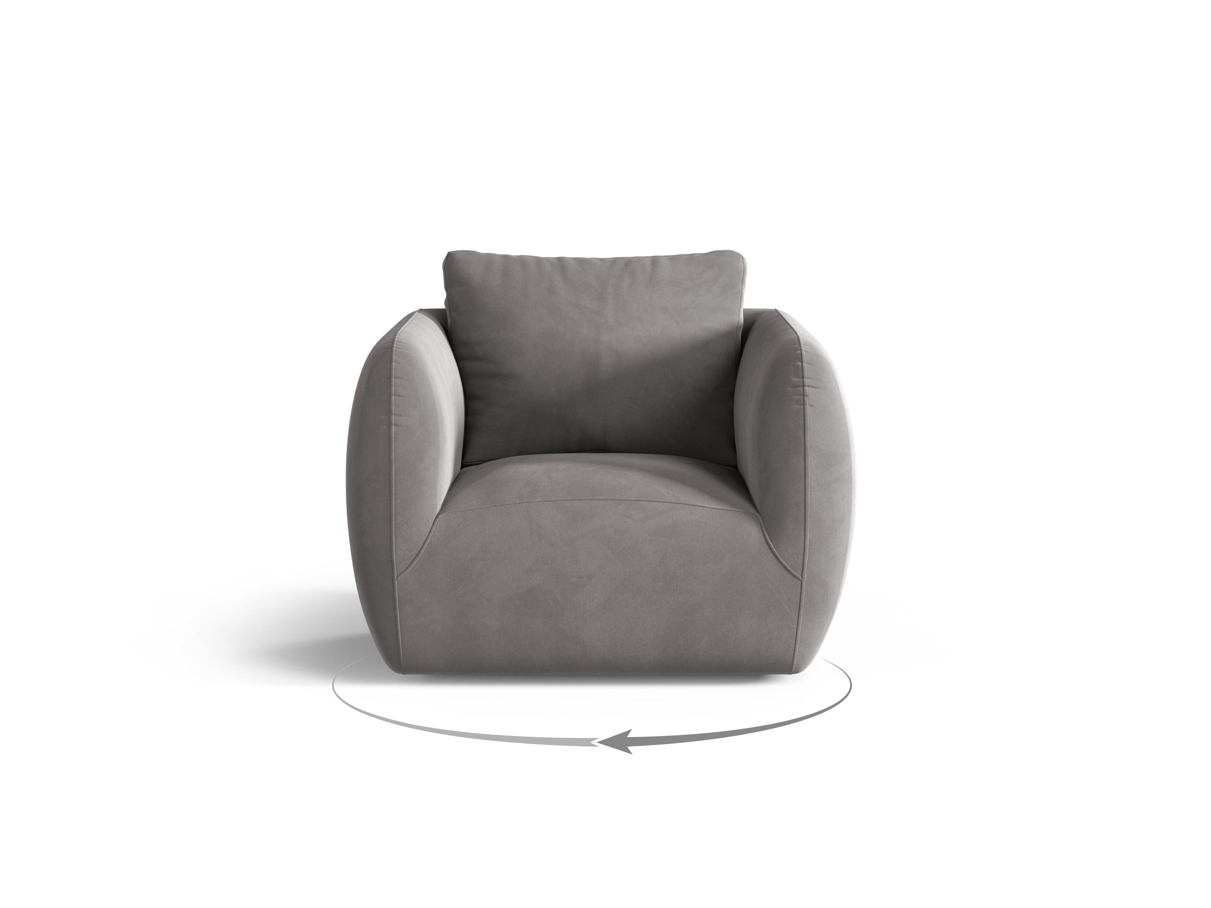 Iga Sessel, 95,5x87cm, Material: Samt