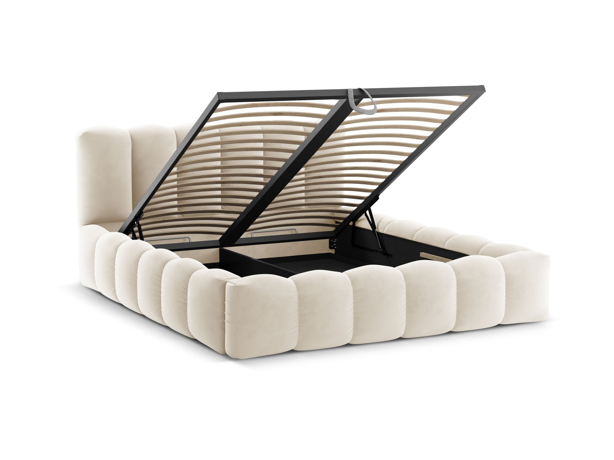 Lupine bett, Material: Samt