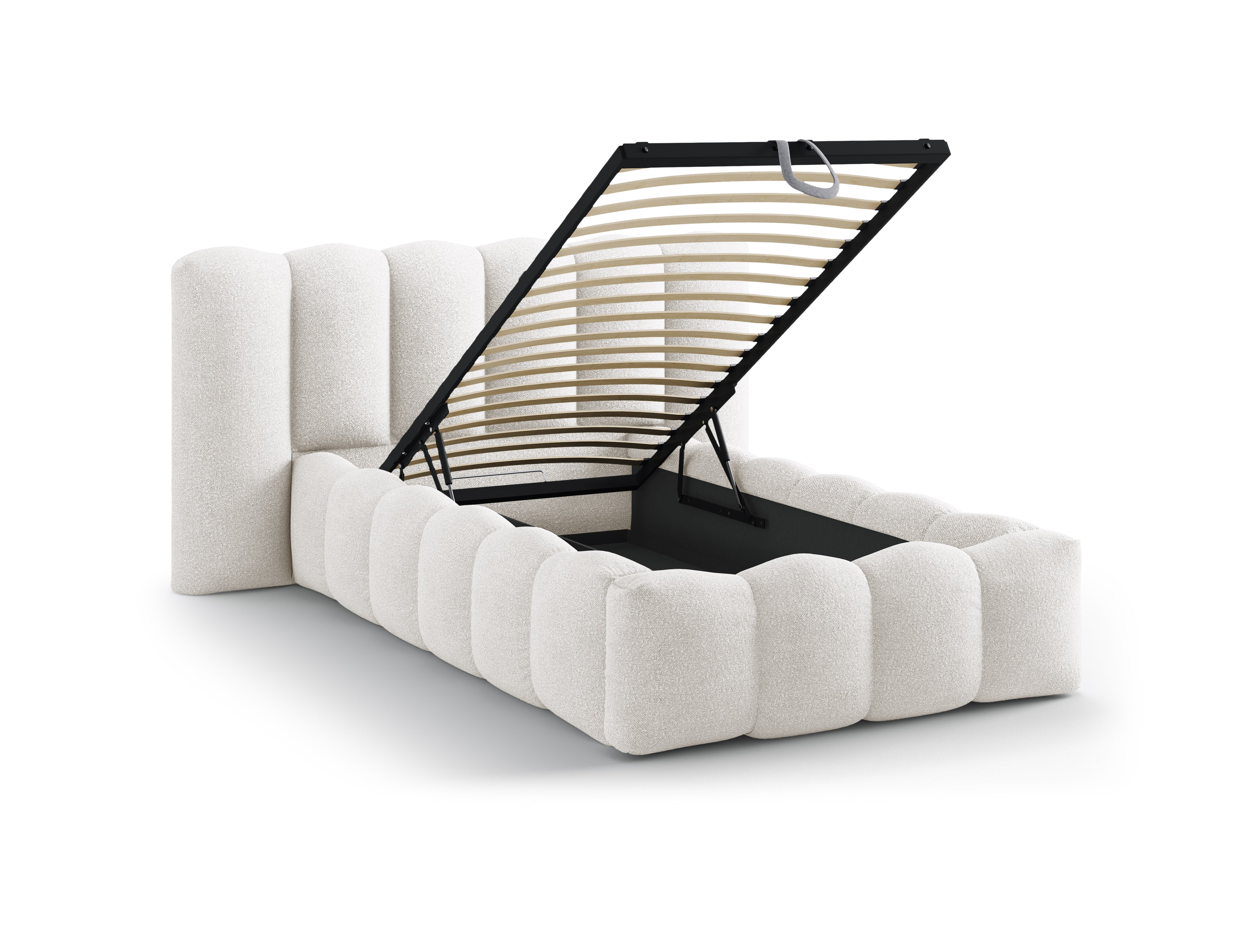 Lupine bett 90x200cm, Material: Boucle