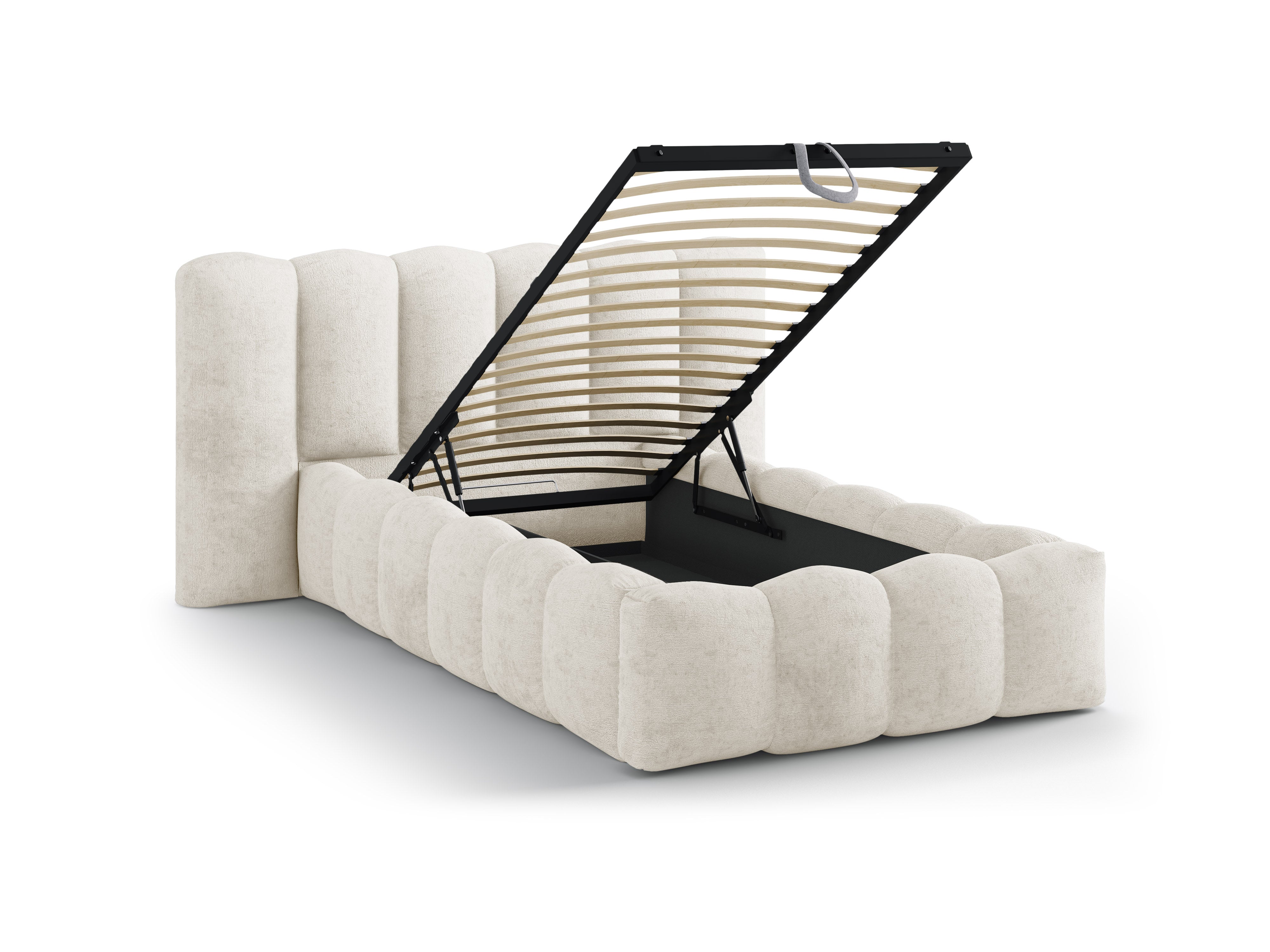 Lupine bett 90x200cm, Material: Chenille