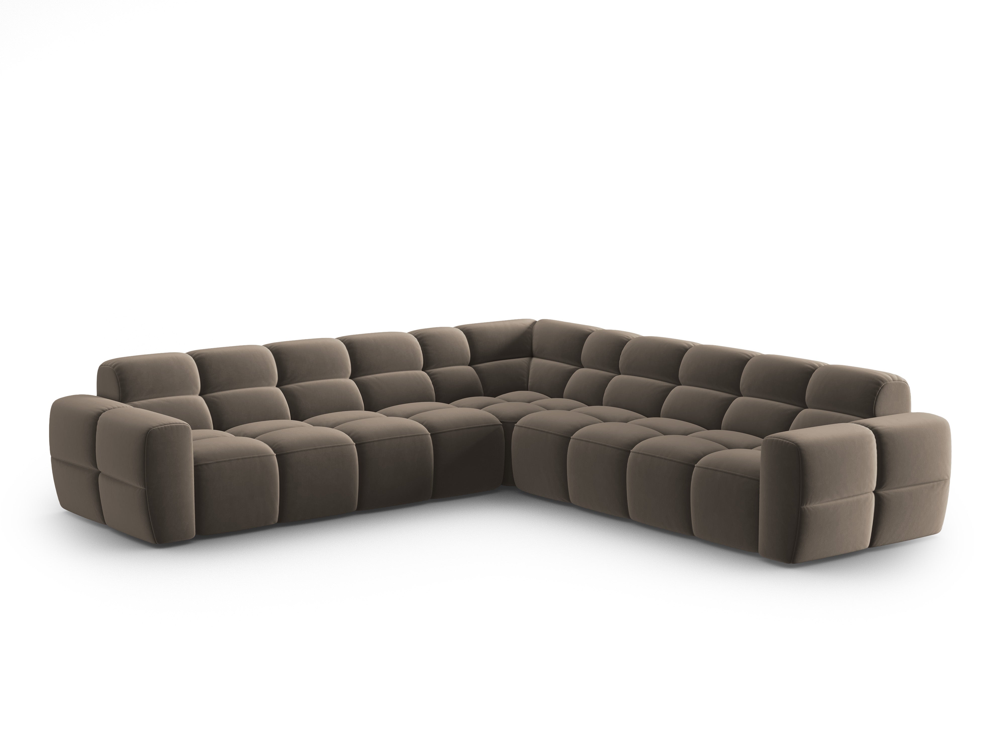 Ecksofa Lisa 310x310cm, Material: Samt