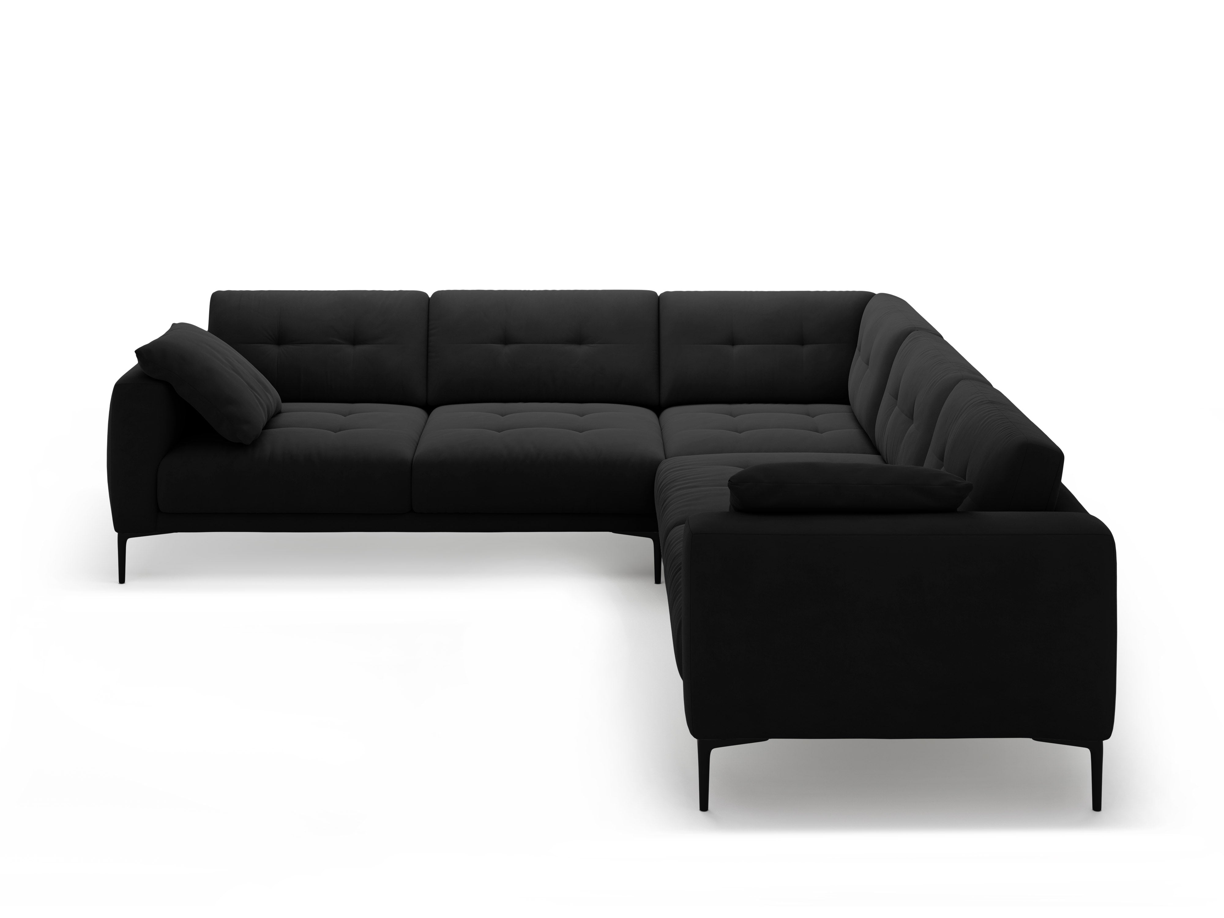 Ecksofa Bemy, 290x290cm, Material: Samt