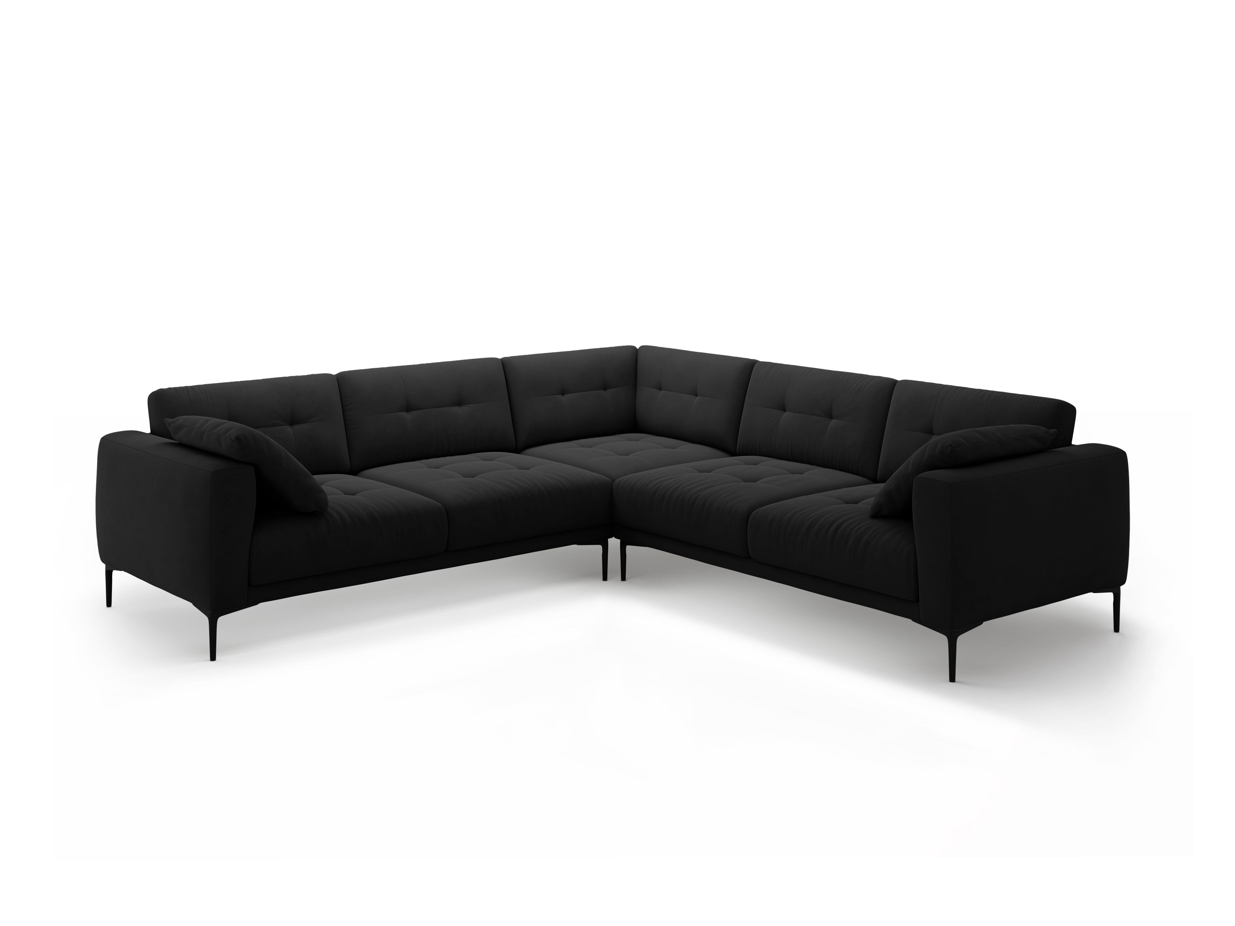 Ecksofa Bemy, 290x290cm, Material: Samt