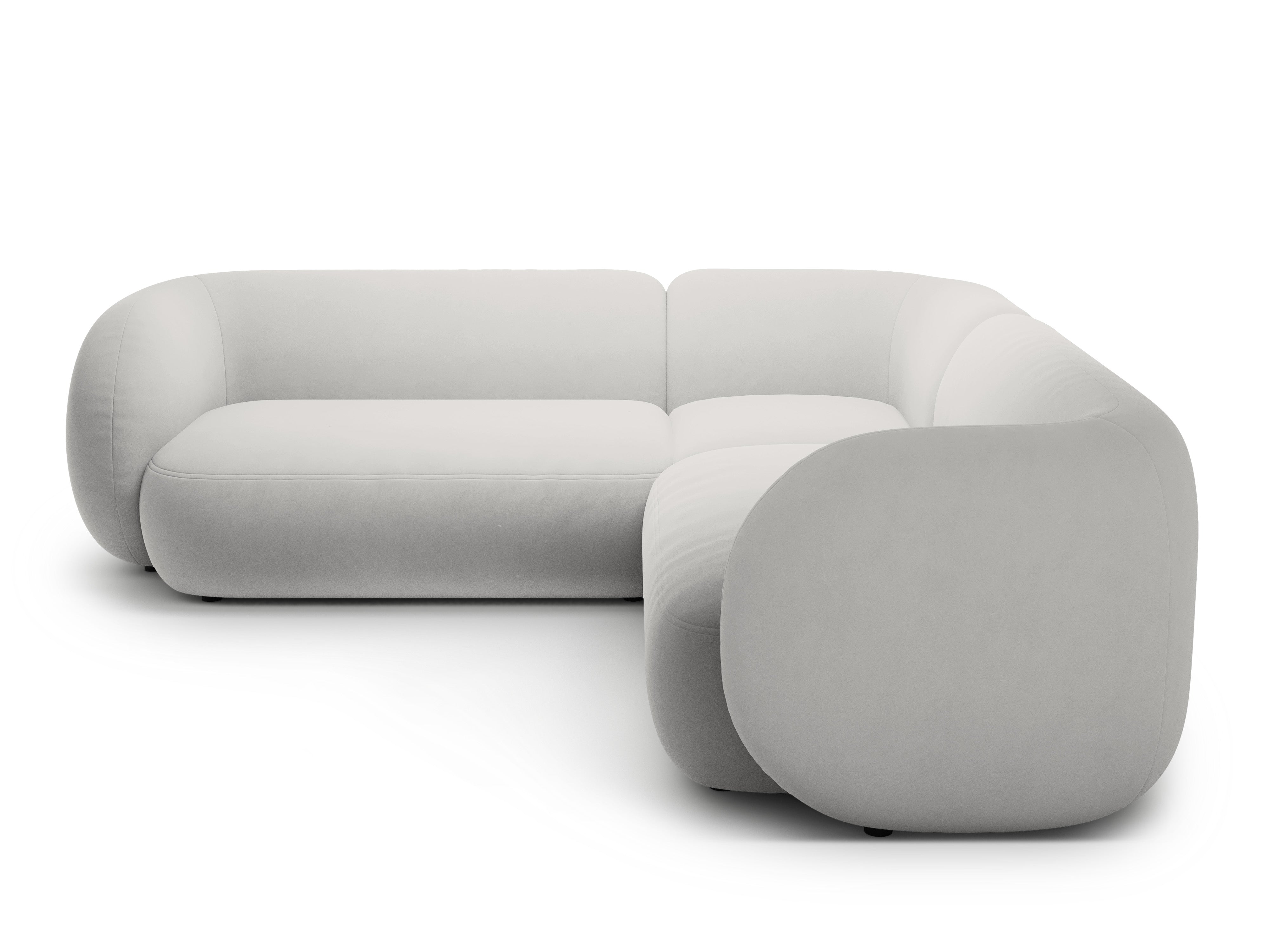 Ecksofa-Set Kate, 252x252cm, Material: Samt