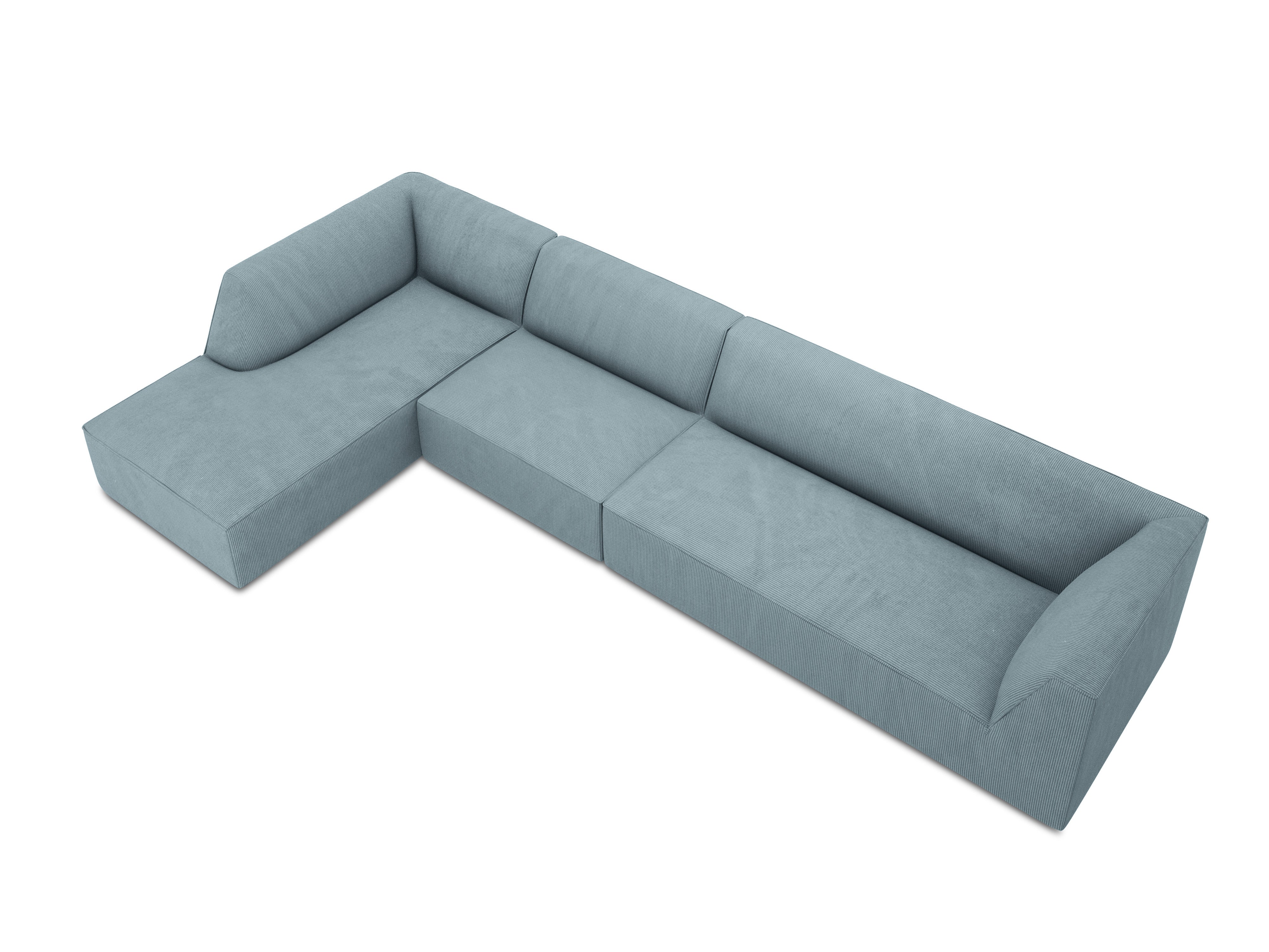 Ecksofa Ruby, 5 Sitze, 366x180cm, Material: Cord